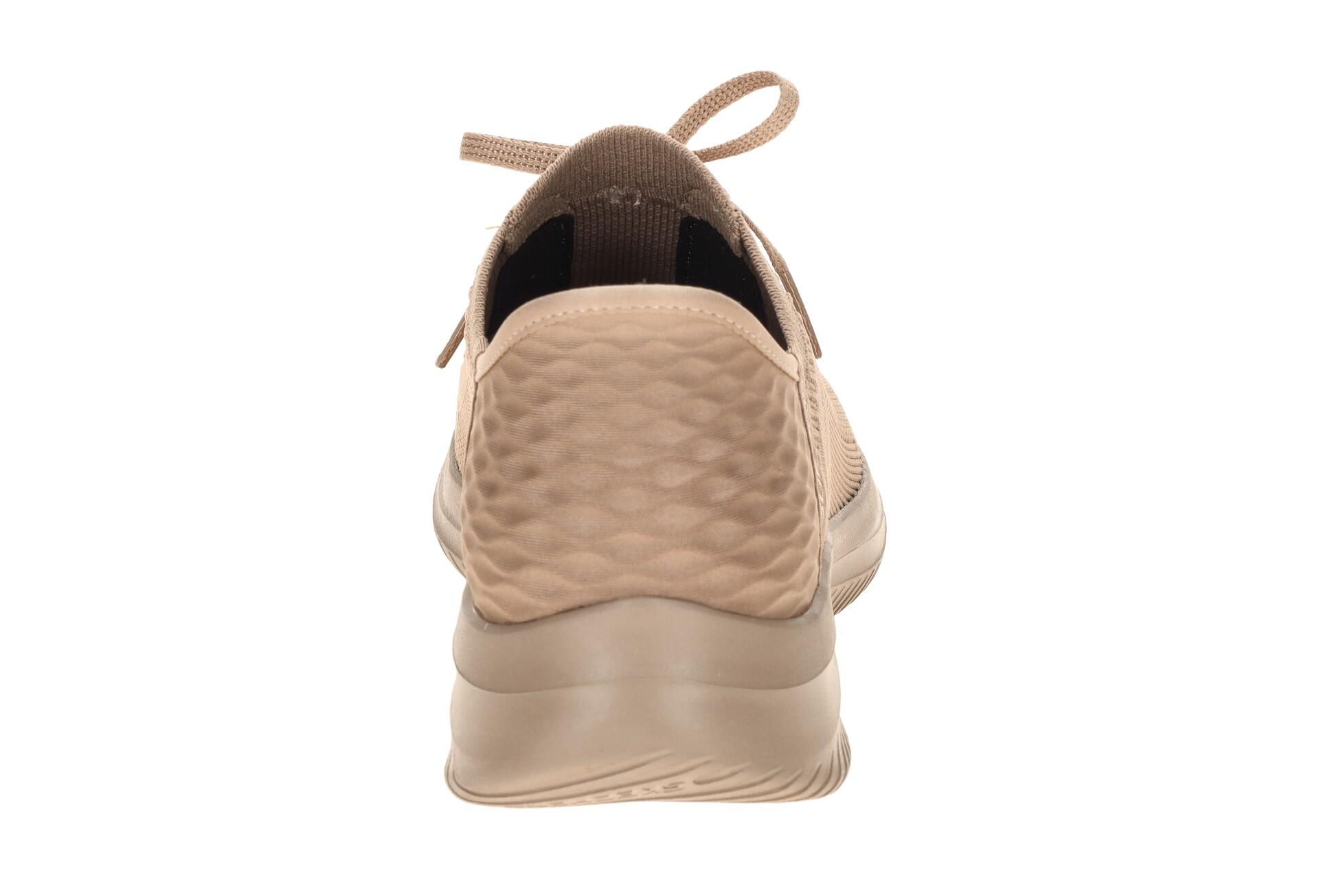 Skechers Ultra Flex Slipper Schuhe taupe braun SLIP-INs 150447 5/7