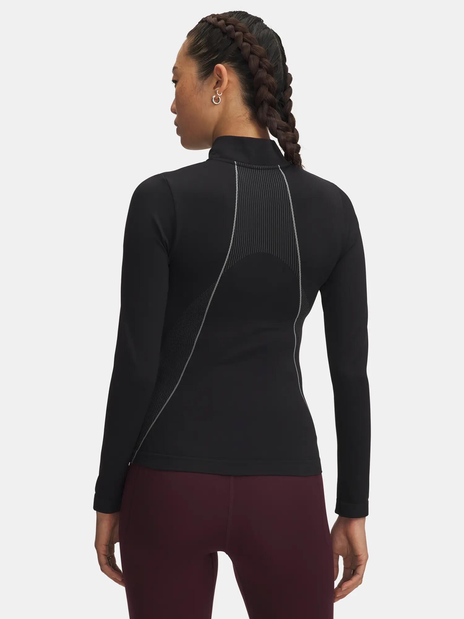 Női póló Under Armour UA Vanish Seamless 1/4 Zip-BLK 2/3
