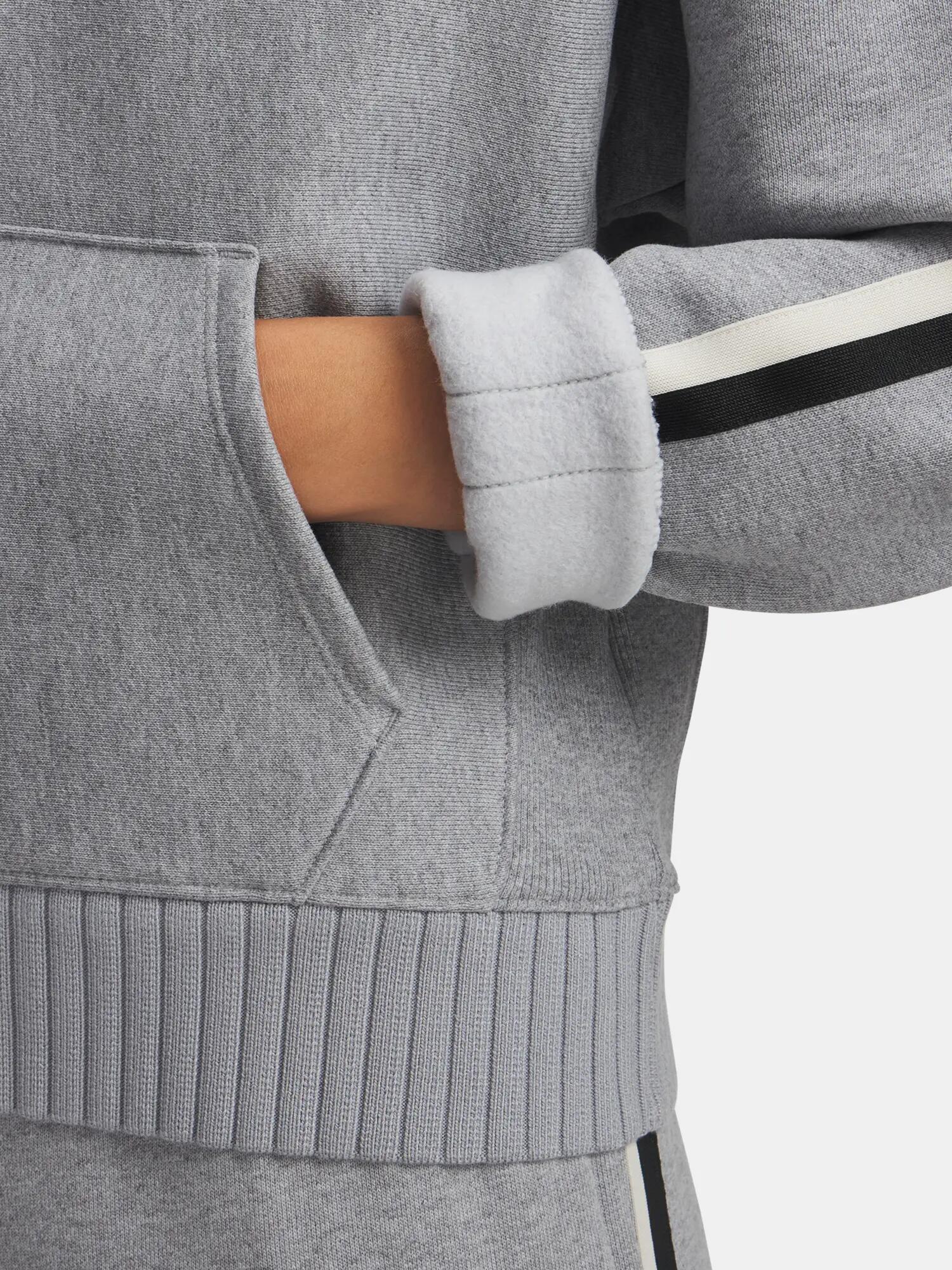 Női pulóver Under Armour Icon HWT Fleece HZ-GRY 3/3