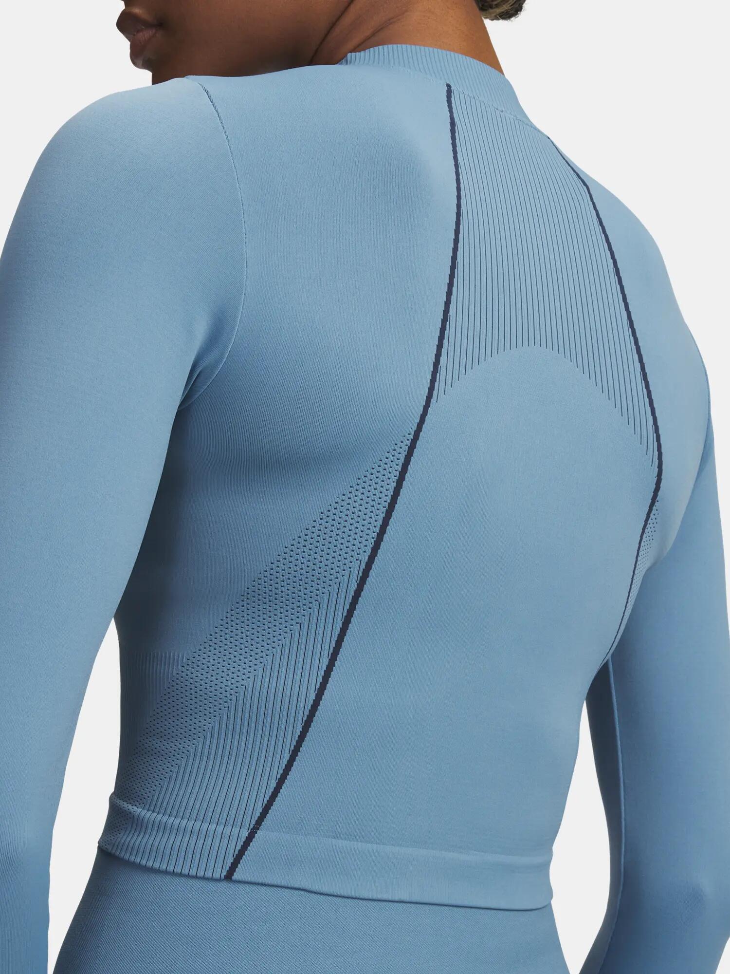 Női póló Under Armour UA Vanish Seamless LS-BLU 3/3