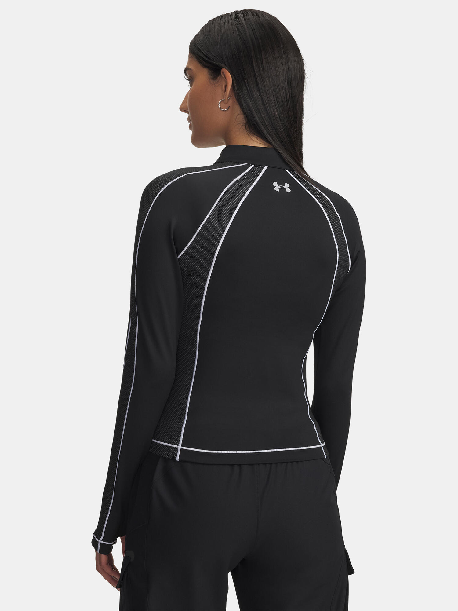 Maglia a maniche lunghe da allenamento da donna Under Armour ColdGear Textured 2/5