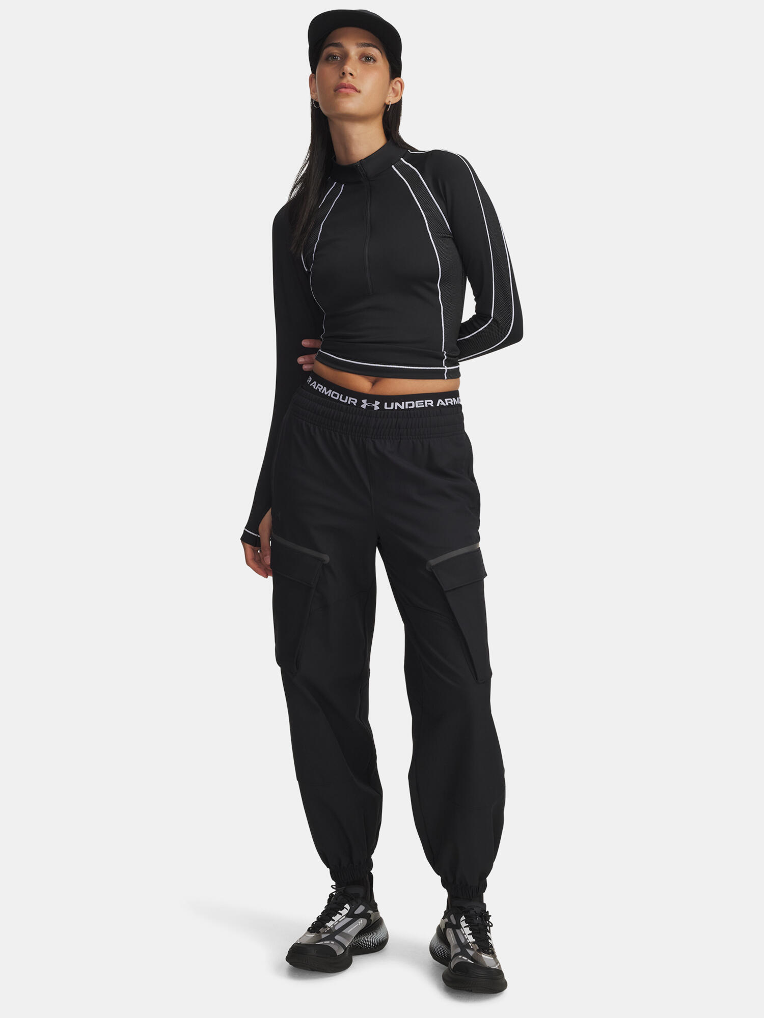 Maglia a maniche lunghe da allenamento da donna Under Armour ColdGear Textured 4/5