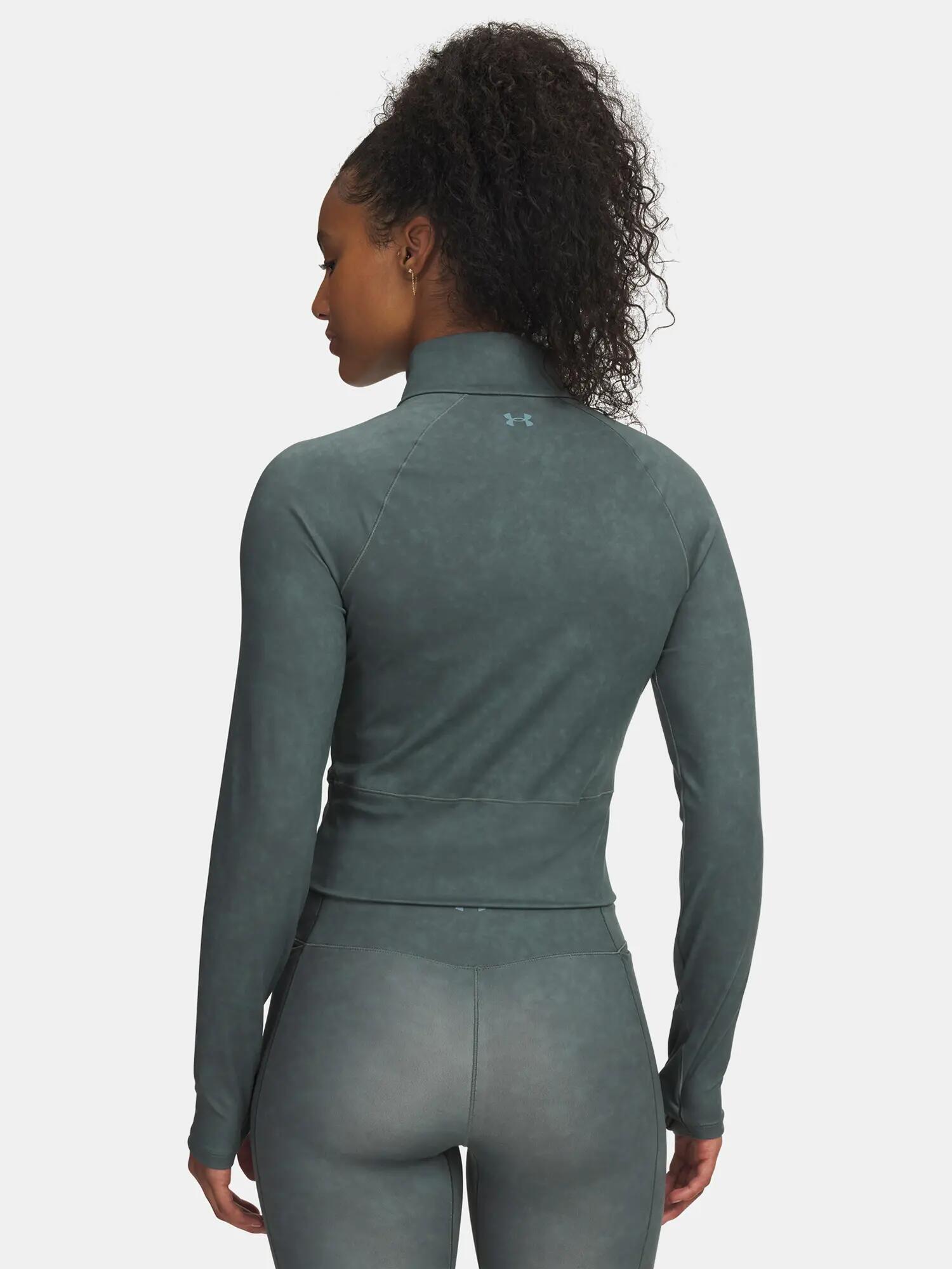 Női pulóver Under Armour Meridian Suede Effect FZ-BLU 2/3