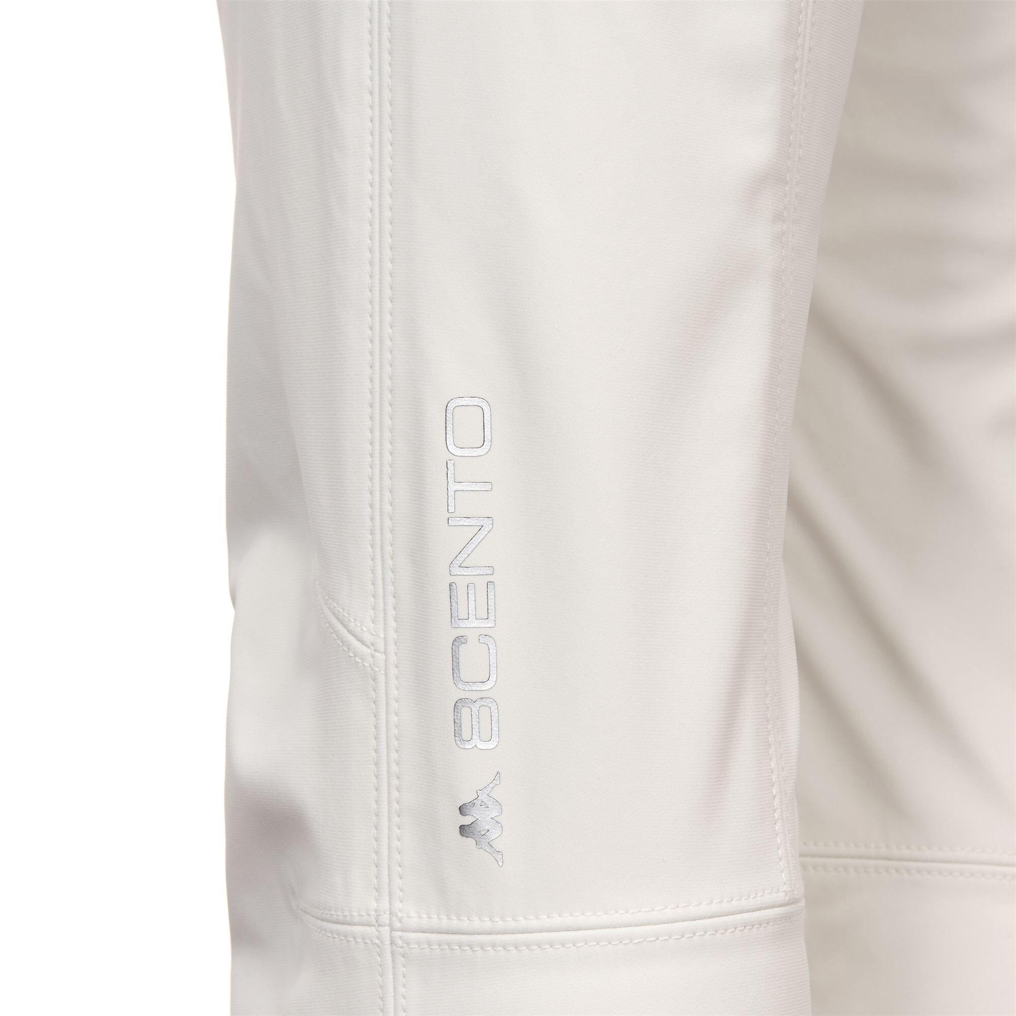 Pantaloni tuta da donna in poliammide bianco da sci 4/6