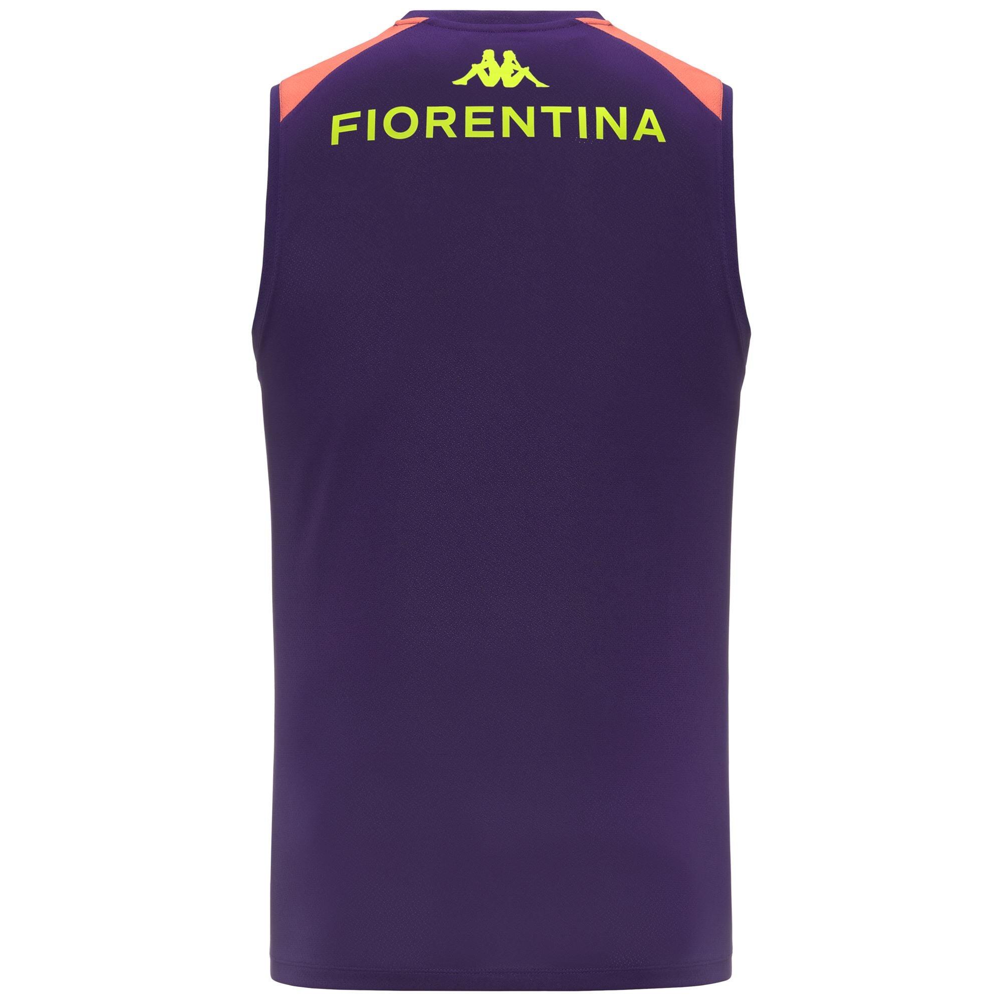 Canottiera ACF Fiorentina da Bambino in Poliestere riciclato Viola 3/4