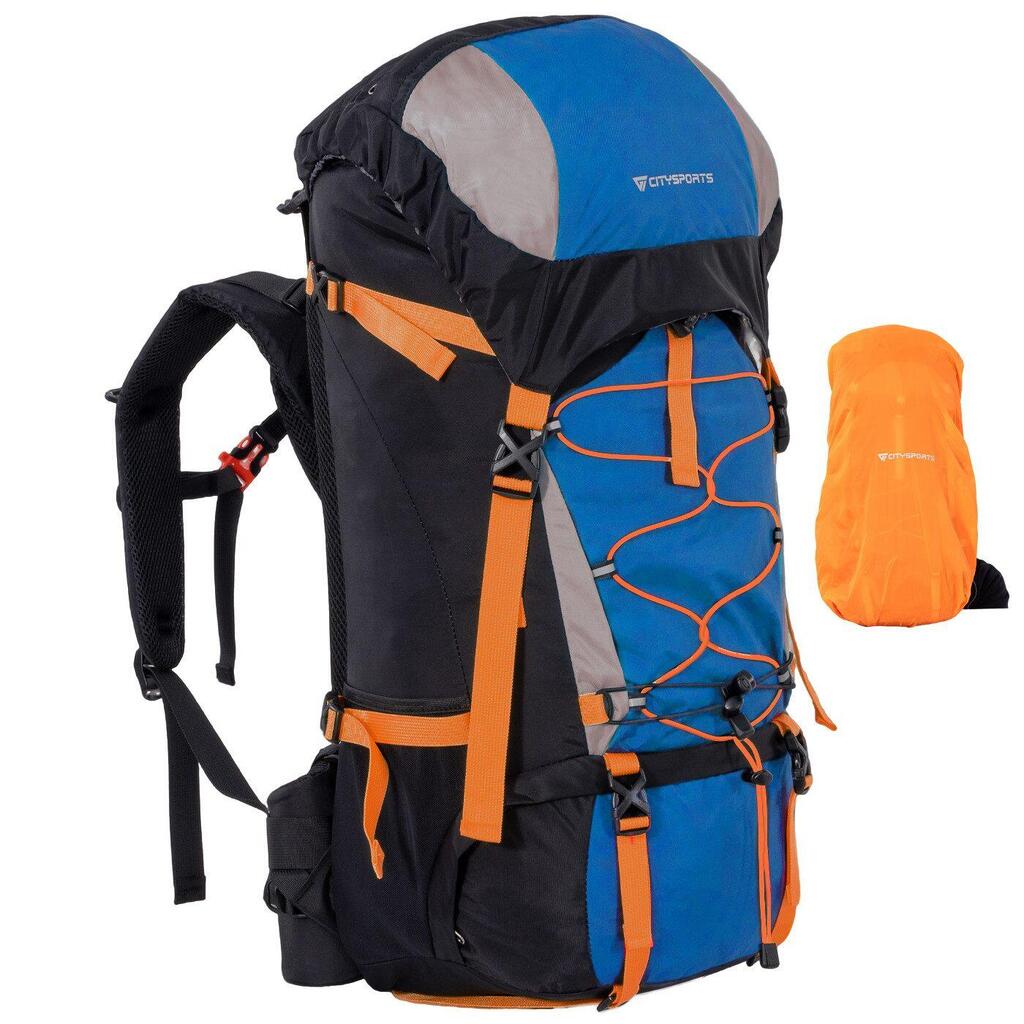 CITYSPORTS 60L Hiking Backpack, Adjustable Carry System