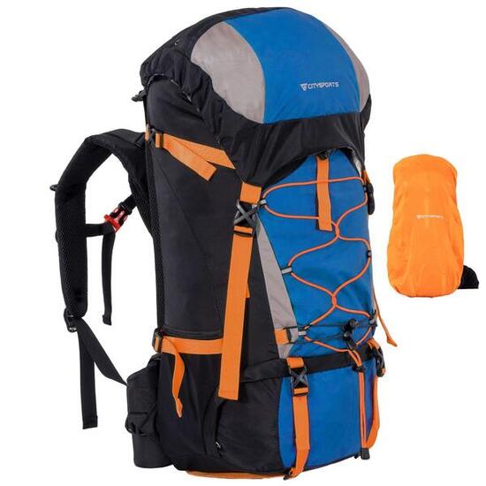 CITYSPORTS Zaino Trekking 60L sistema regolabile