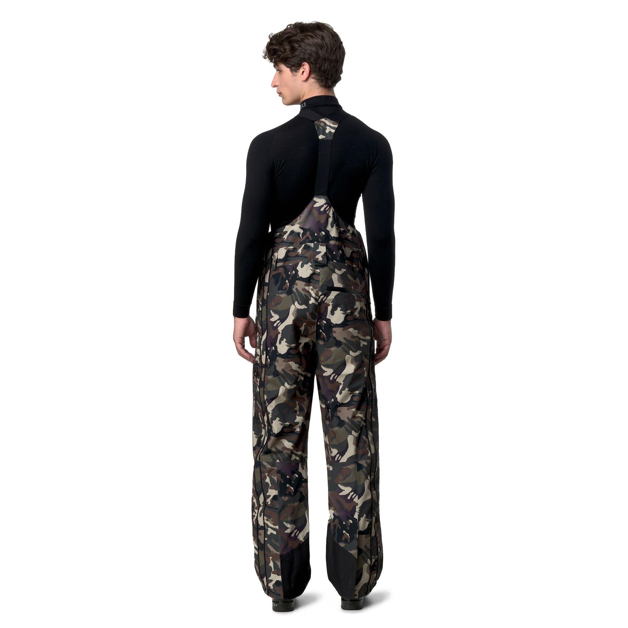 Pantaloni tuta da uomo in poliestere riciclato verde da sci 6/6
