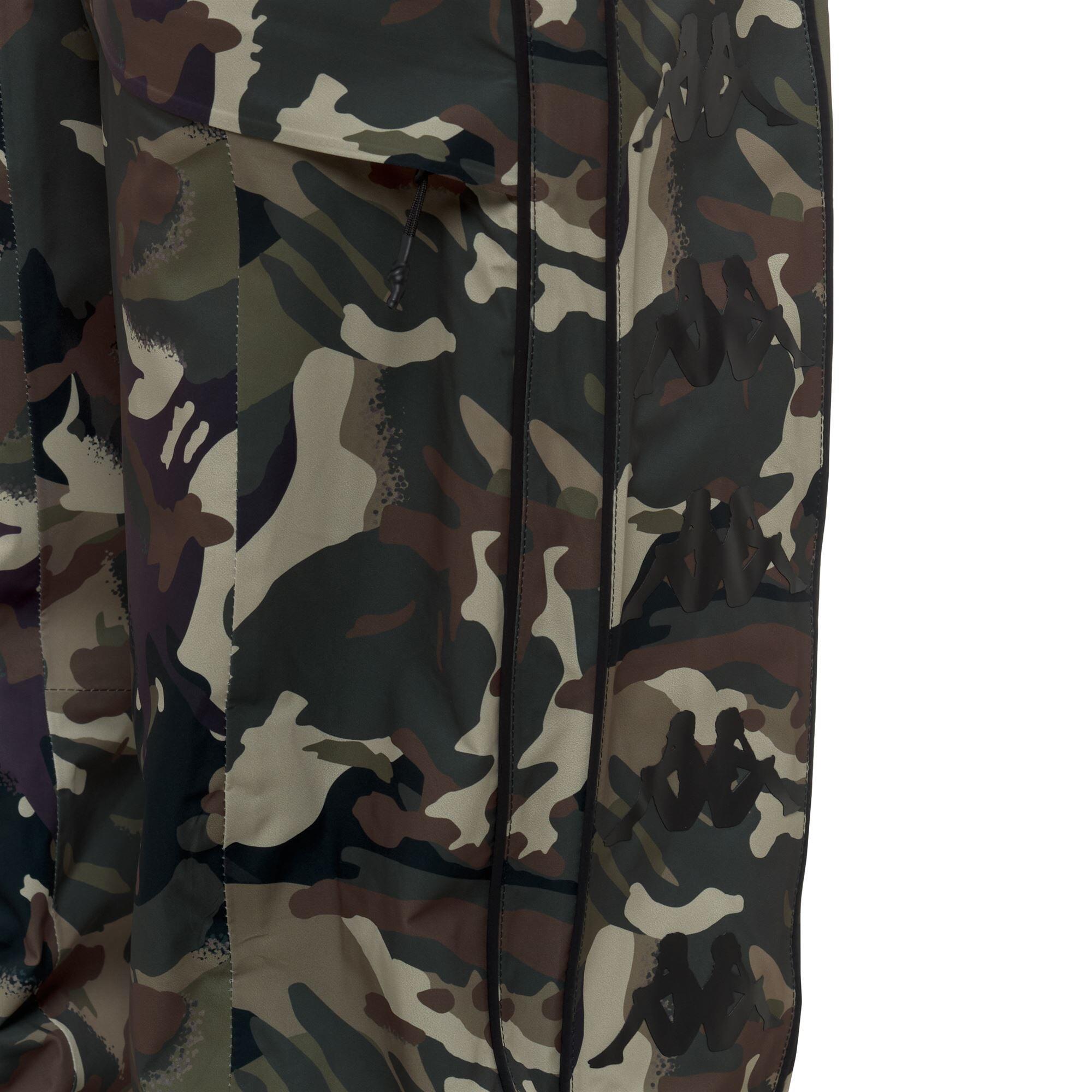 Pantaloni tuta da uomo in poliestere riciclato verde da sci 4/6