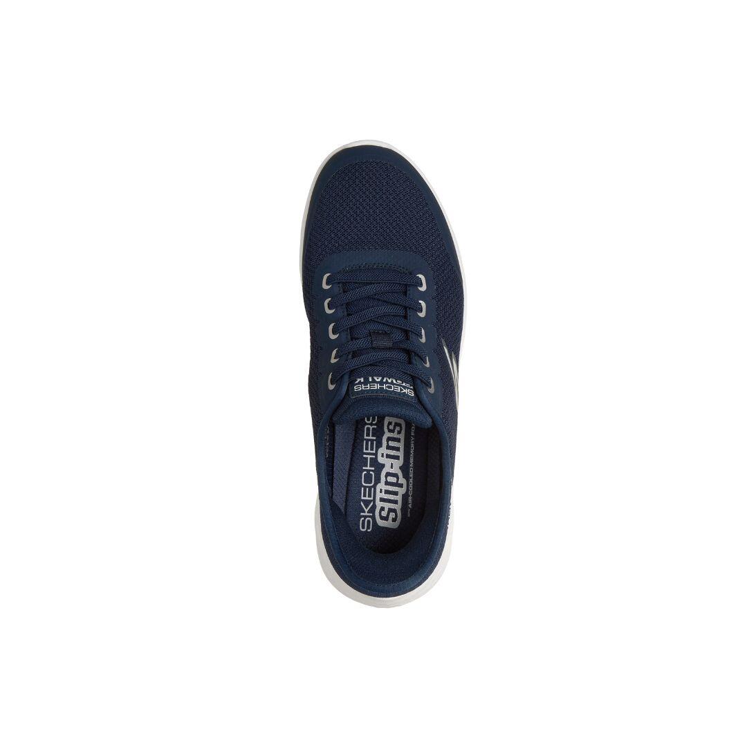 Skechers 216332 Go Walk Flex Netro, Fitness Uomo Slip-Ins, Blu, 4/5