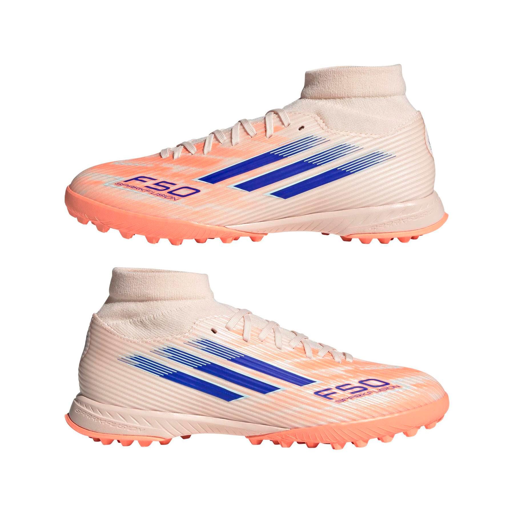 Scarpe calcio da donna adidas F50 Sparkfusion League Turf 3/7
