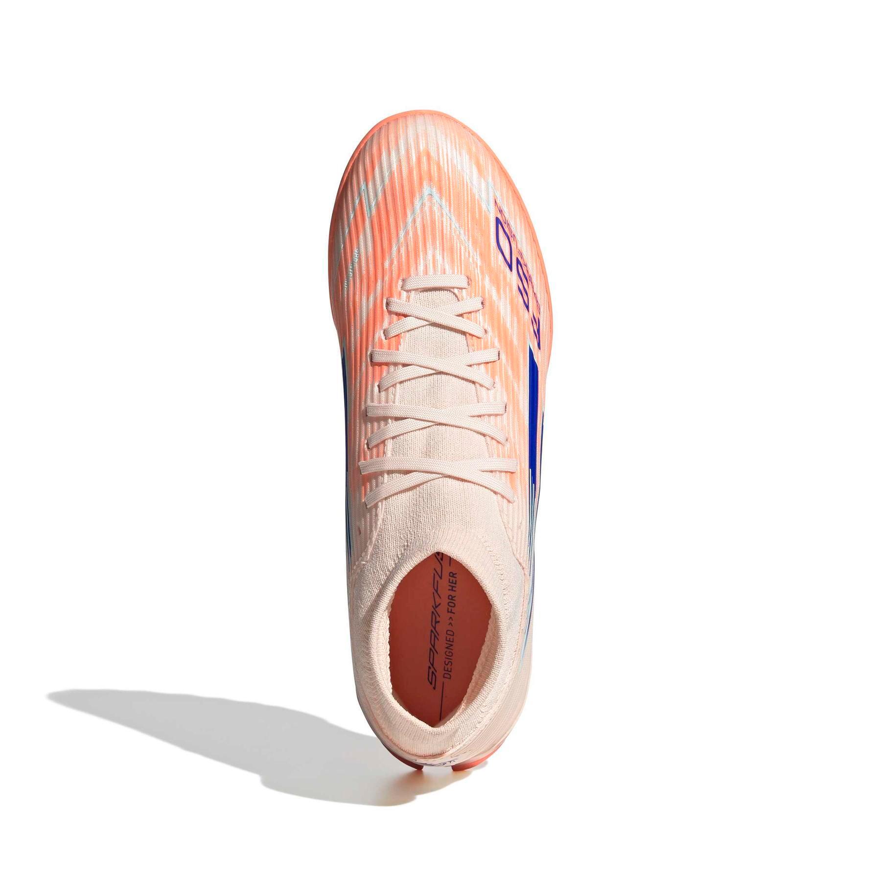 Scarpe calcio da donna adidas F50 Sparkfusion League Turf 4/7