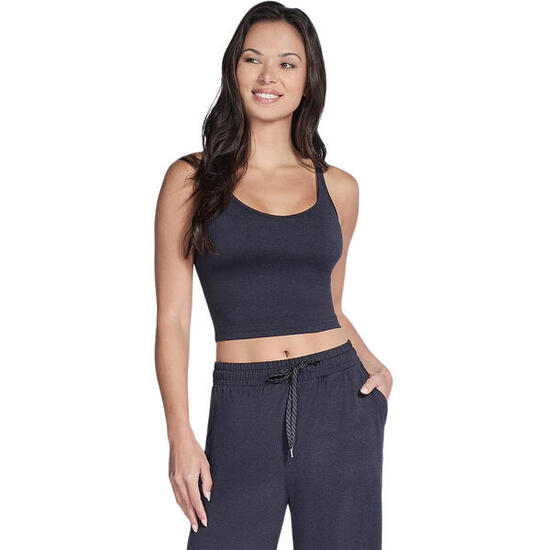 Camiseta Skechers, Azul, Mujer