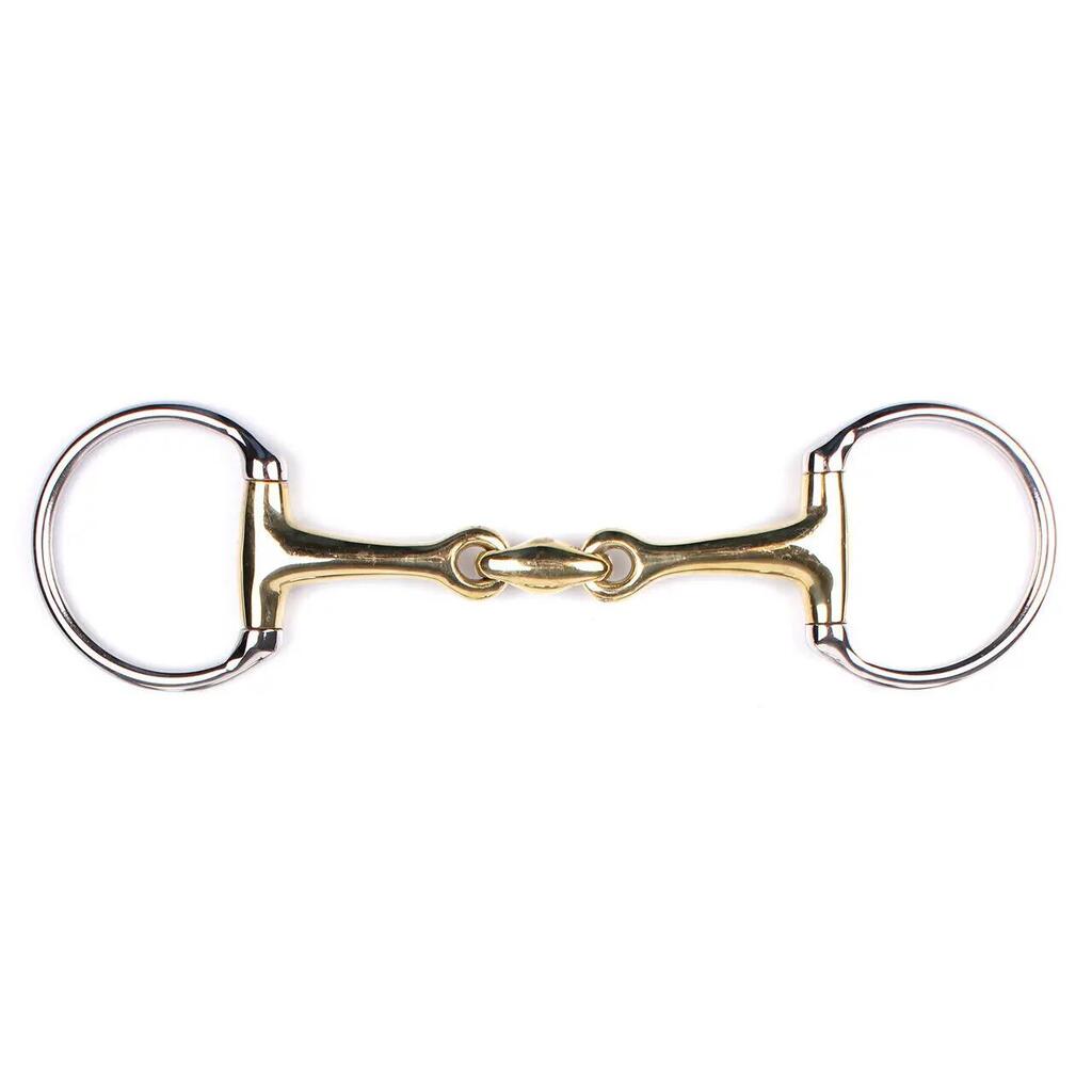Double jointed olive mouthpiece in nickel silver Q-essentials