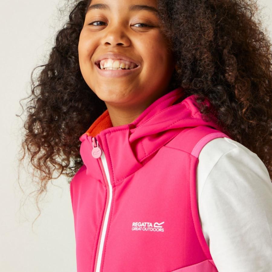 Gilet con cappuccio per ragazza Regatta Acidity II 4/7