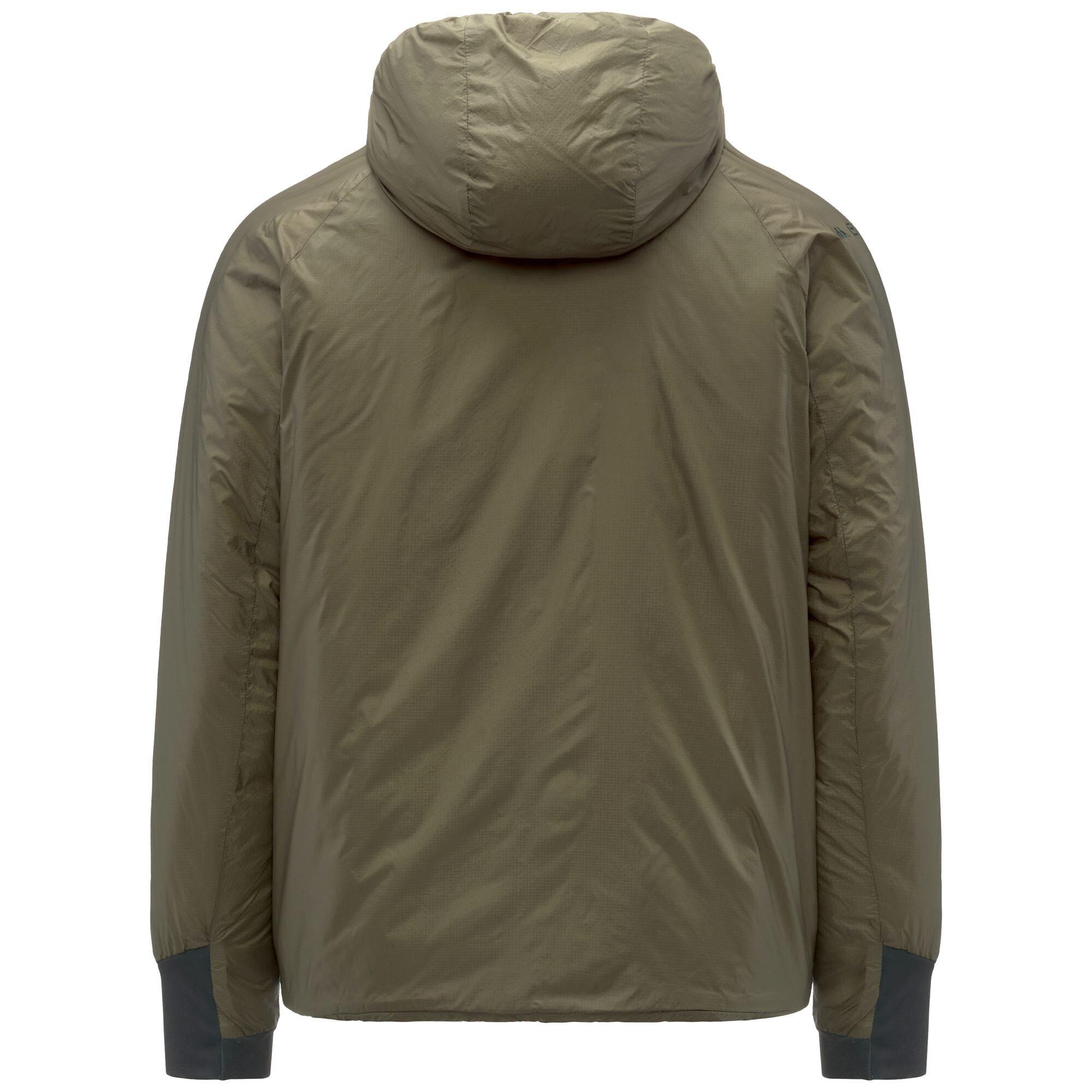 Giubbotto da uomo in nylon verde da sci 4/6
