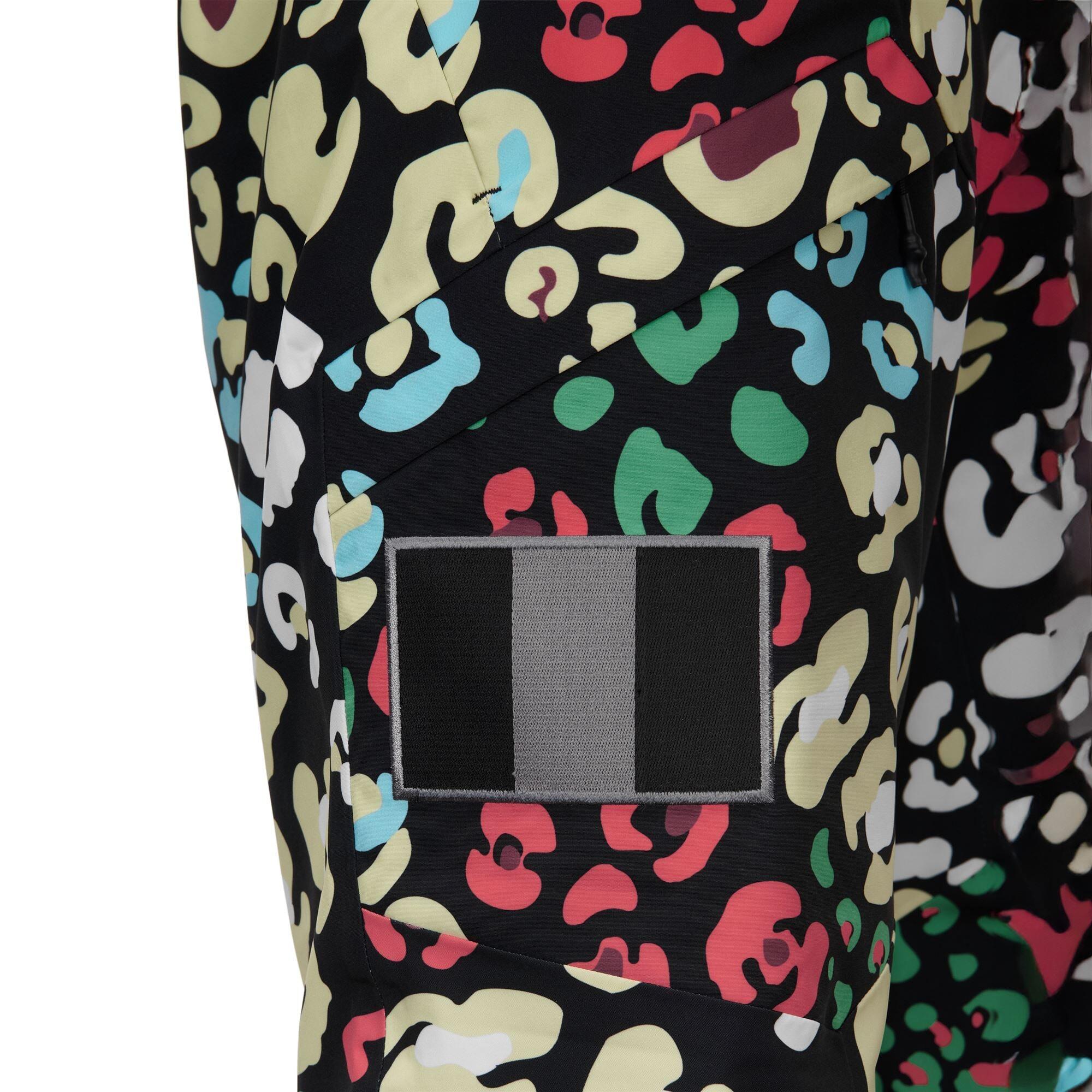 Pantaloni tuta da uomo donna in poliestere nero da sci 4/6