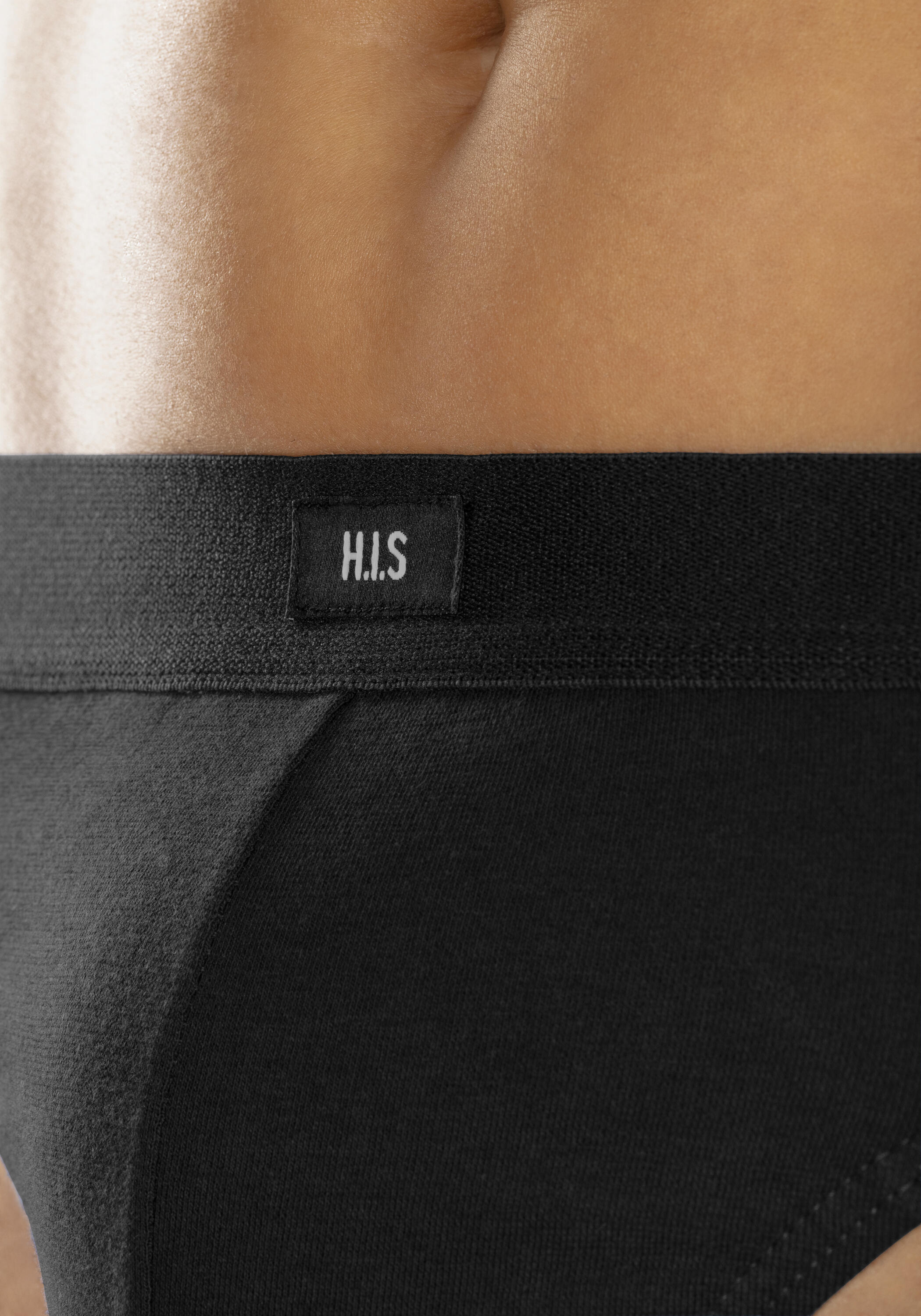 Herren H.I.S klassische Slips (3 Stück) mit H.I.S Logo vorn 5/7