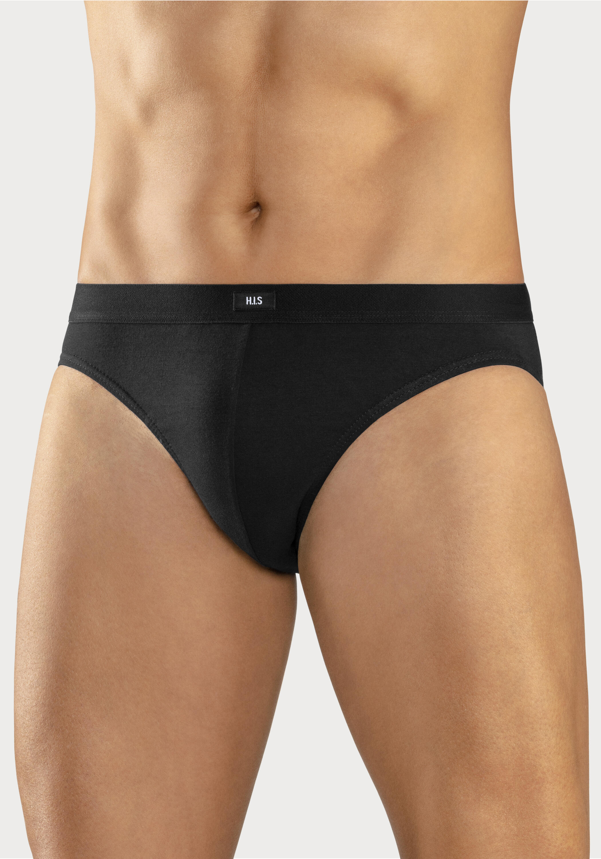 Herren H.I.S klassische Slips (3 Stück) mit H.I.S Logo vorn 4/7