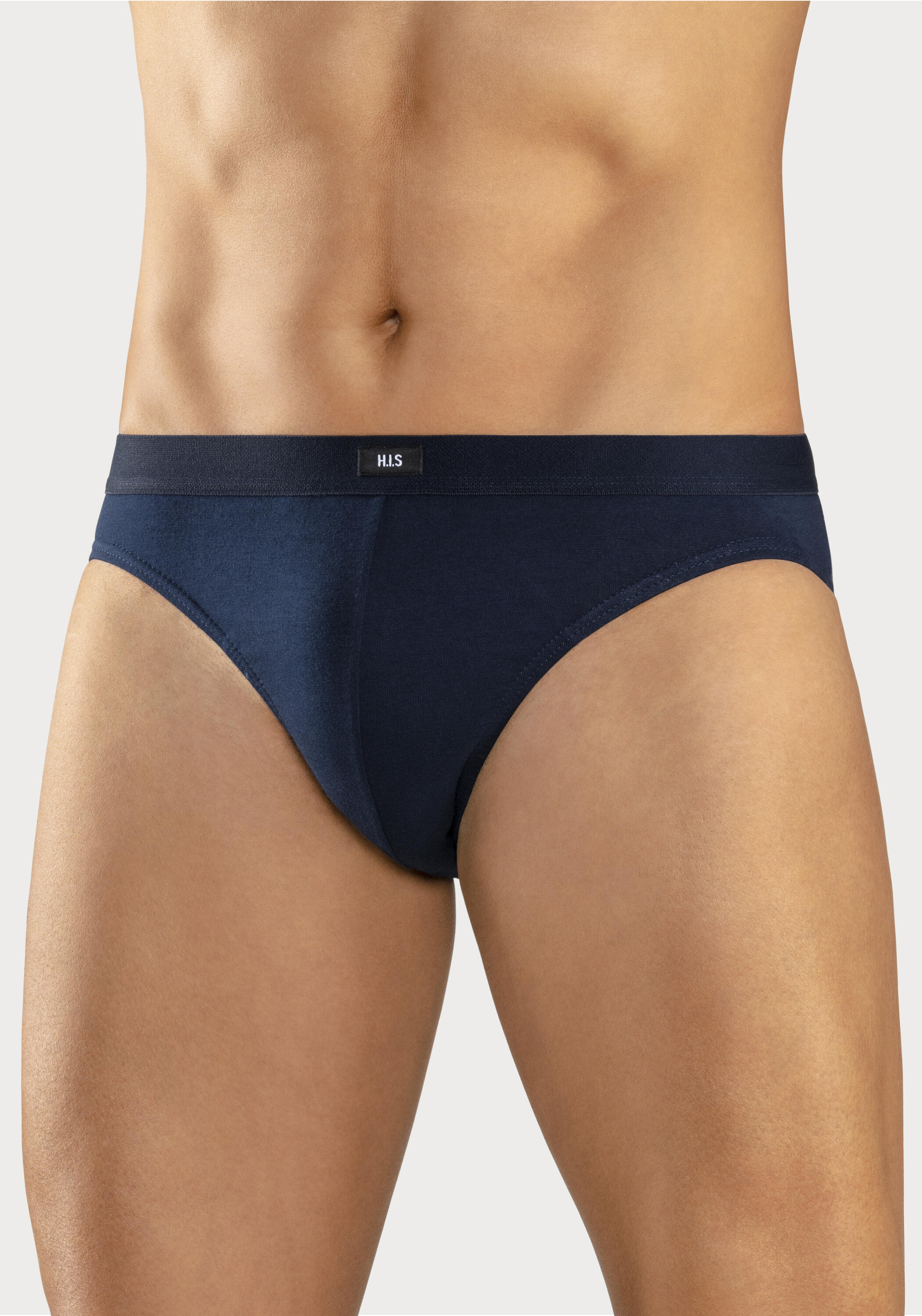 Herren H.I.S klassische Slips (3 Stück) mit H.I.S Logo vorn 3/4