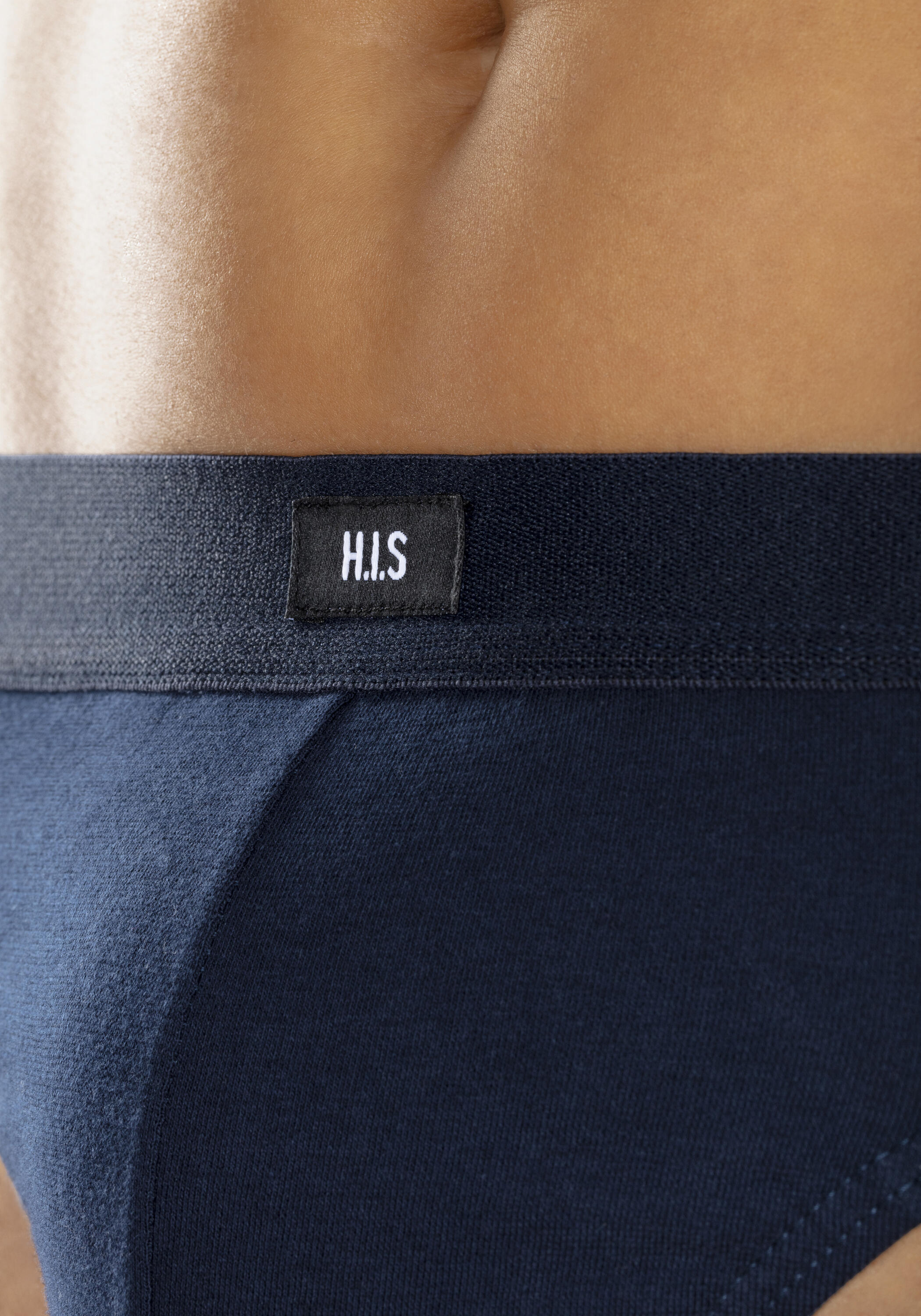 Herren H.I.S klassische Slips (3 Stück) mit H.I.S Logo vorn 4/4