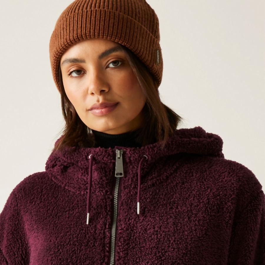 Damen Hoodie Fleecejacke mit Reißverschluss Regatta Orielle 3/5