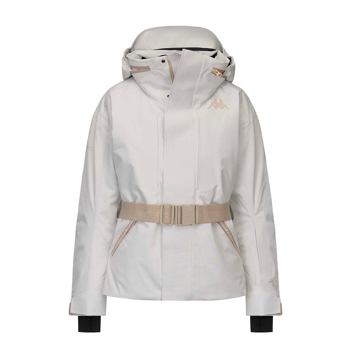 Giubbotto da donna in poliestere bianco da sci 2/7