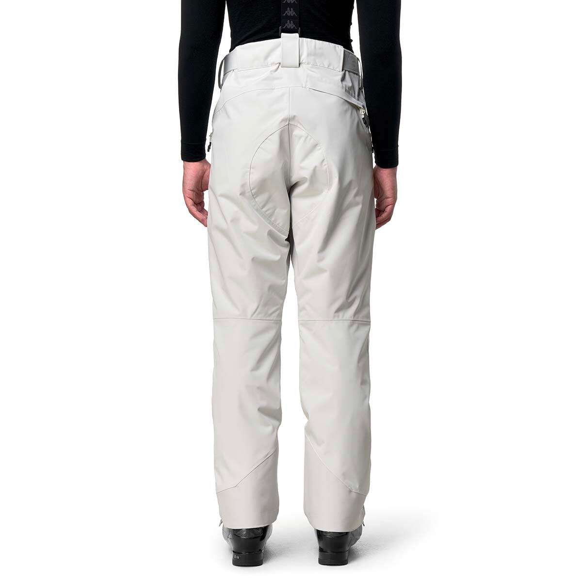 Pantaloni tuta da uomo donna in poliestere bianco da sci 6/7