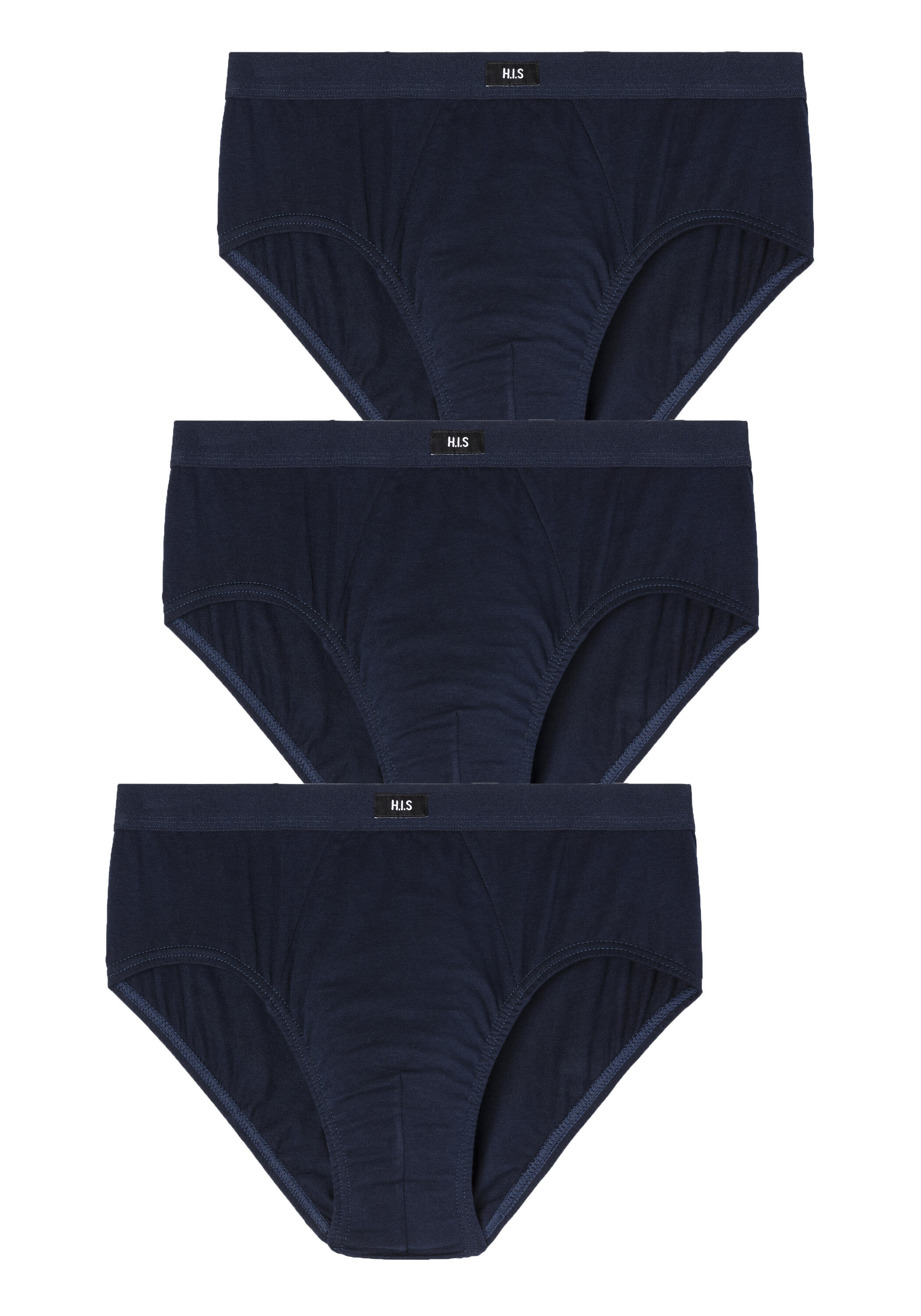 Herren H.I.S breite Slips (3 Stück) ohne Seitennaht 2/5