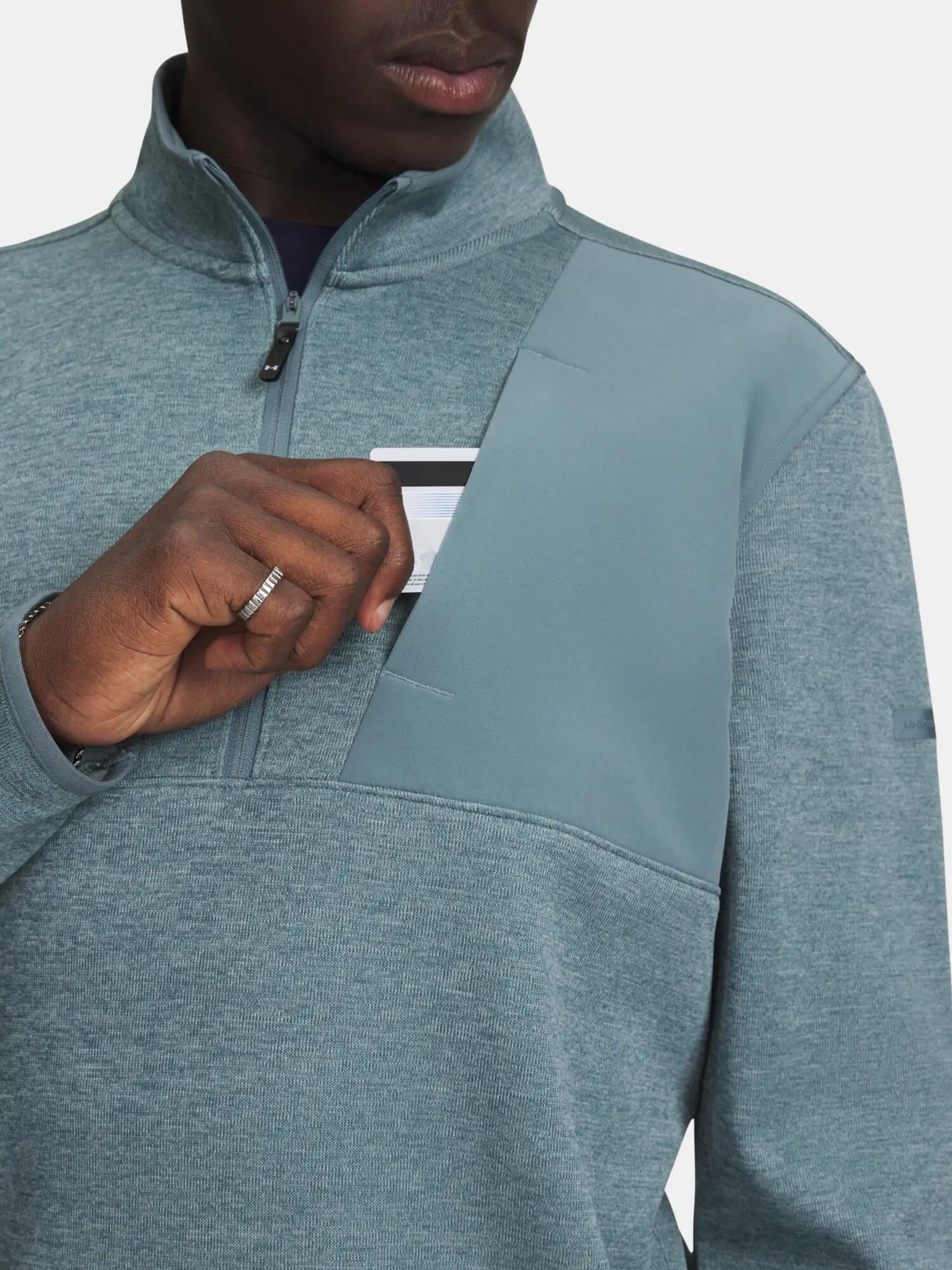 Férfi pulóver Under Armour UA Drive SweaterFleece HZ-BLU 3/3