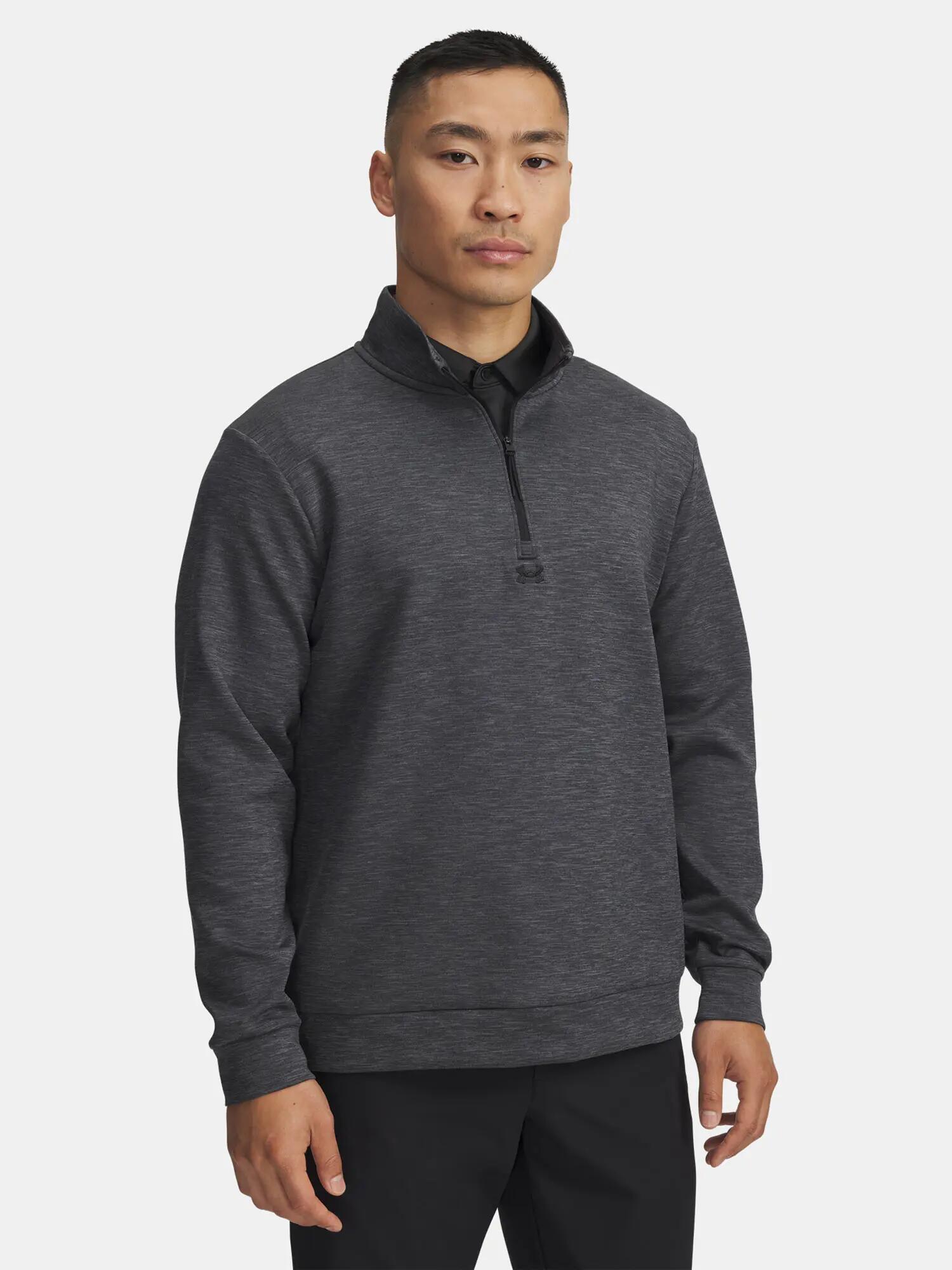 Férfi pulóver Under Armour UA Drive Midlayer Pullover-BLK 1/4