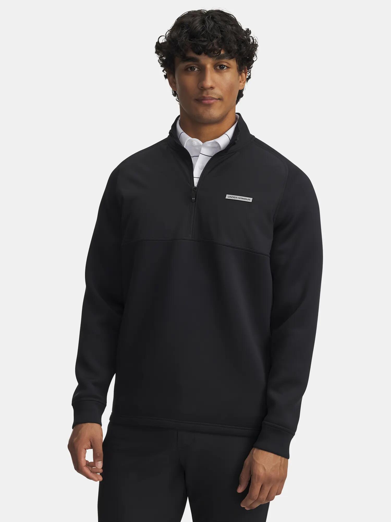 Férfi pulóver Under Armour UA Drive Pro Hybrid HZ-BLK 1/3