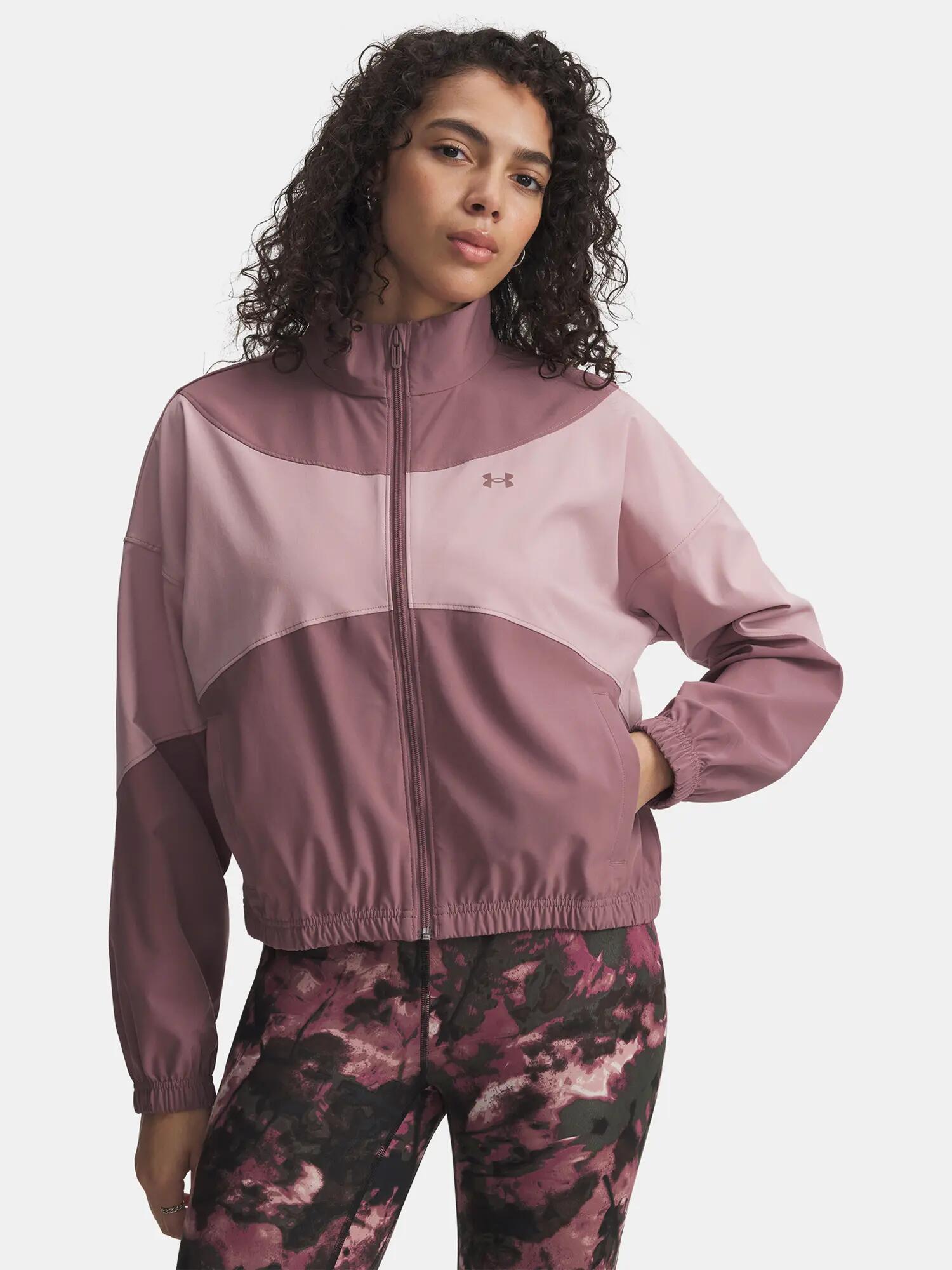 Női kabát Under Armour UA Rival Woven Jacket-BRN 1/4