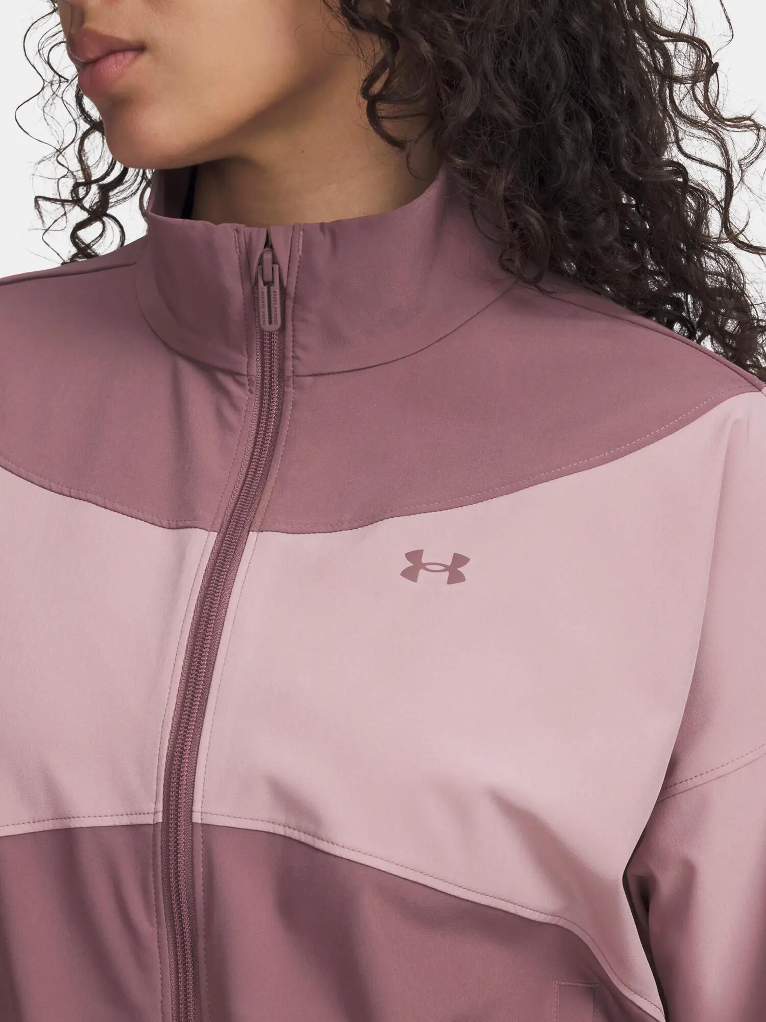 Női kabát Under Armour UA Rival Woven Jacket-BRN 3/4
