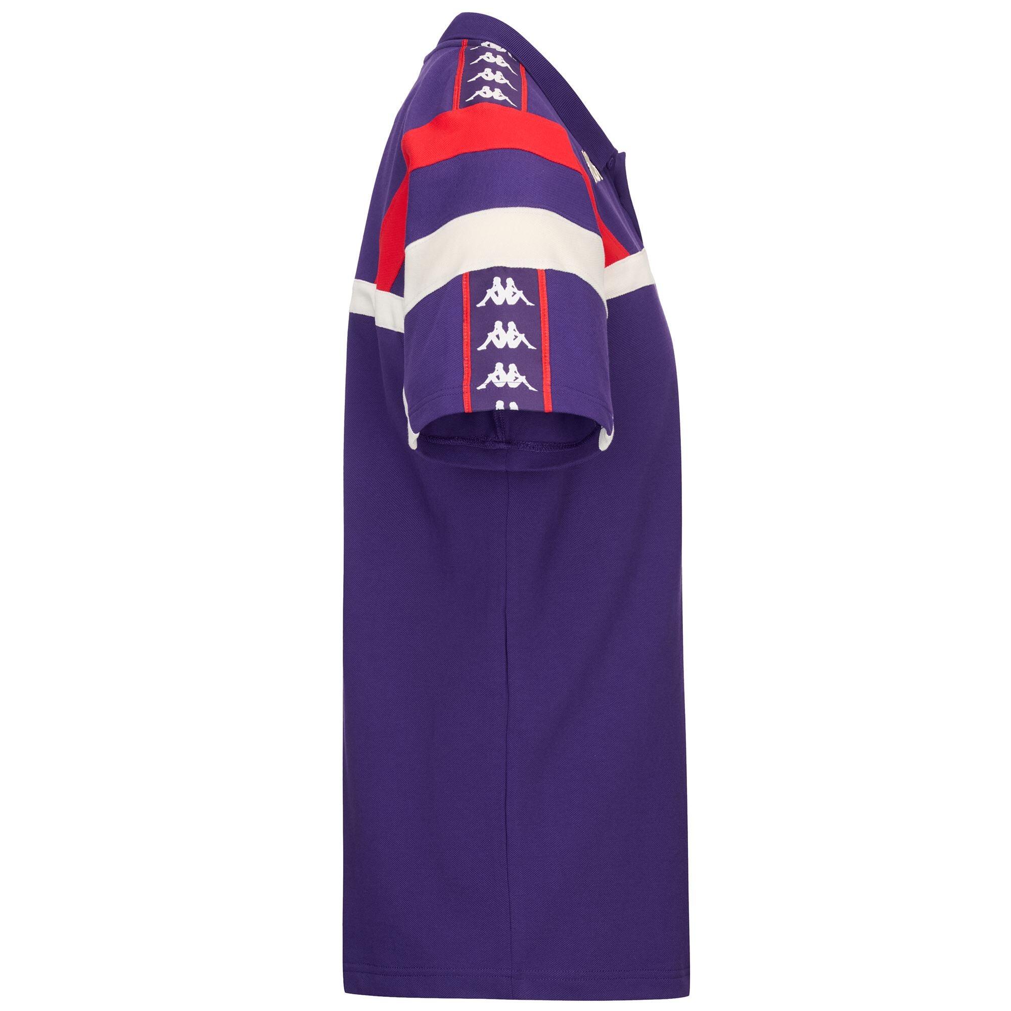 Polo ACF Fiorentina da Uomo in Cotone Viola 2/3