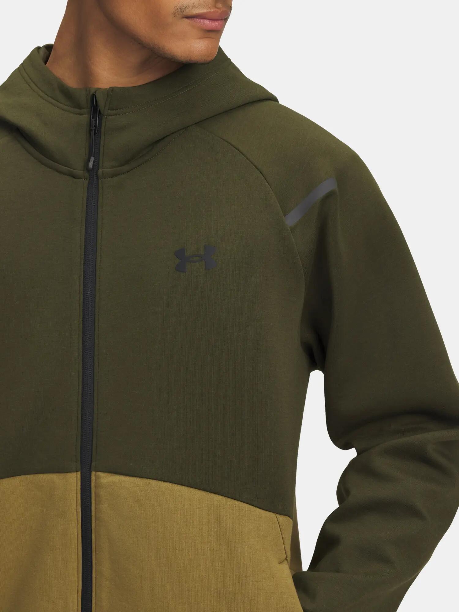 Férfi pulóver Under Armour UA Unstoppable Flc FZ HD EU-GRN 3/3