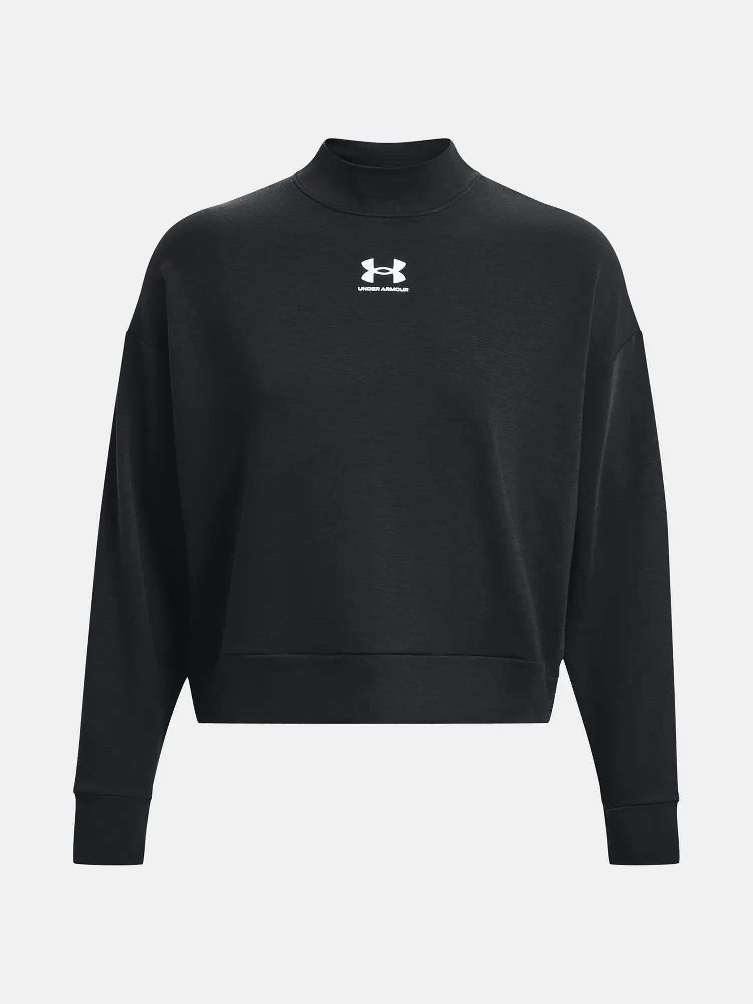Női pulóver Under Armour UA Rival Terry Mock Crew 1/6