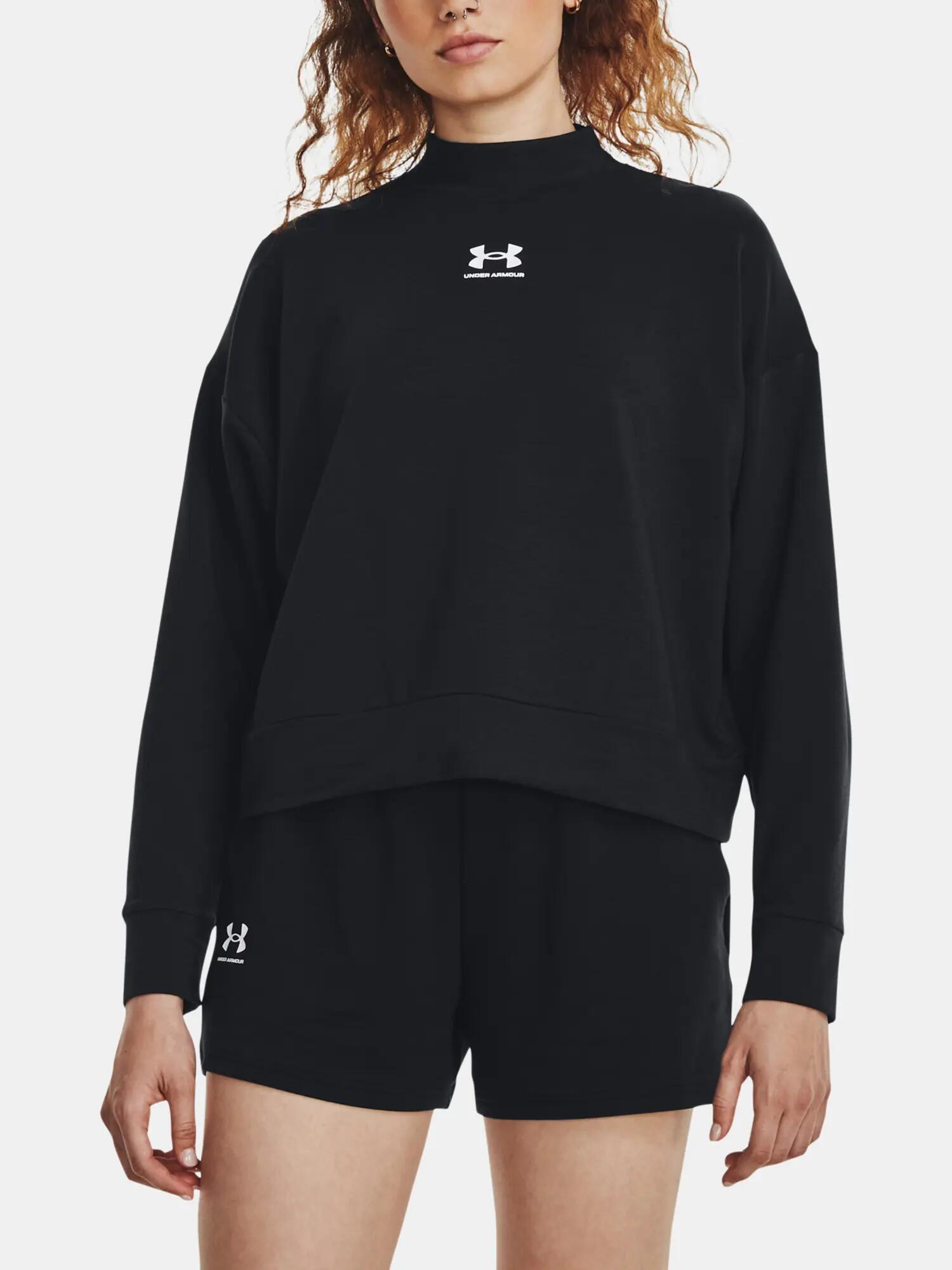 Női pulóver Under Armour UA Rival Terry Mock Crew 4/6
