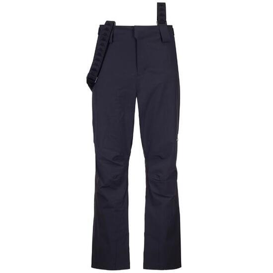 Pantaloni tuta da uomo donna in nylon blu da sci