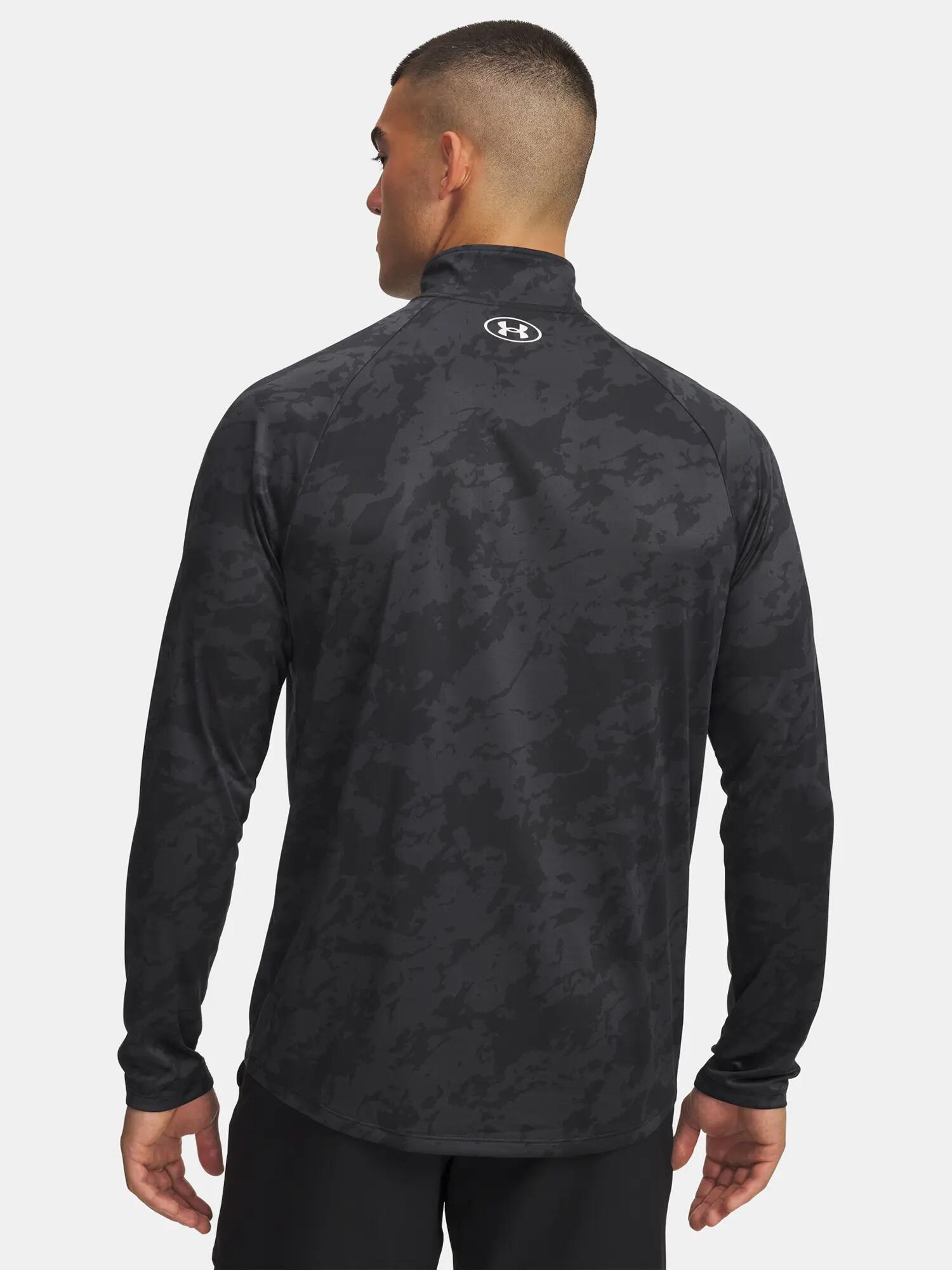 Férfi póló Under Armour UA Tech 2.0 1/2 Zip-BLK 2/4