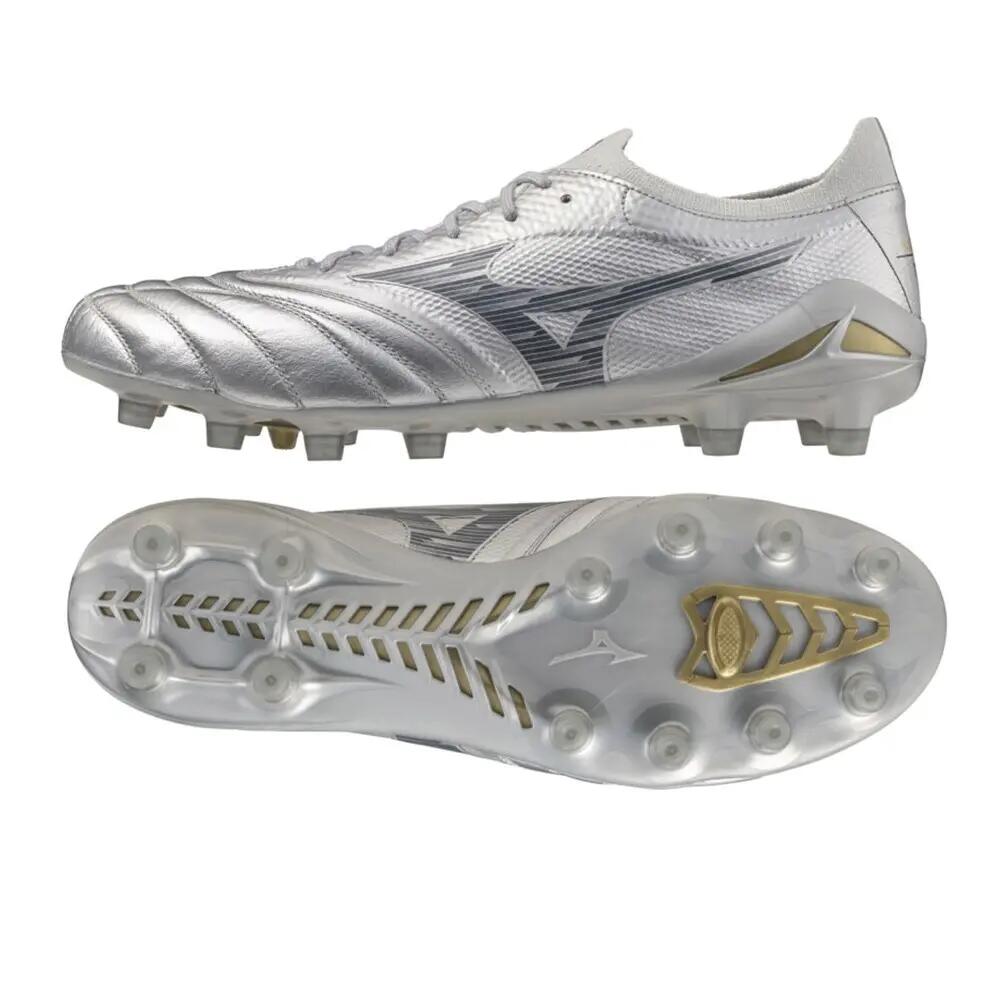 Crampons Mizuno Morelia Neo IV B Elite Gris argenté 4/4