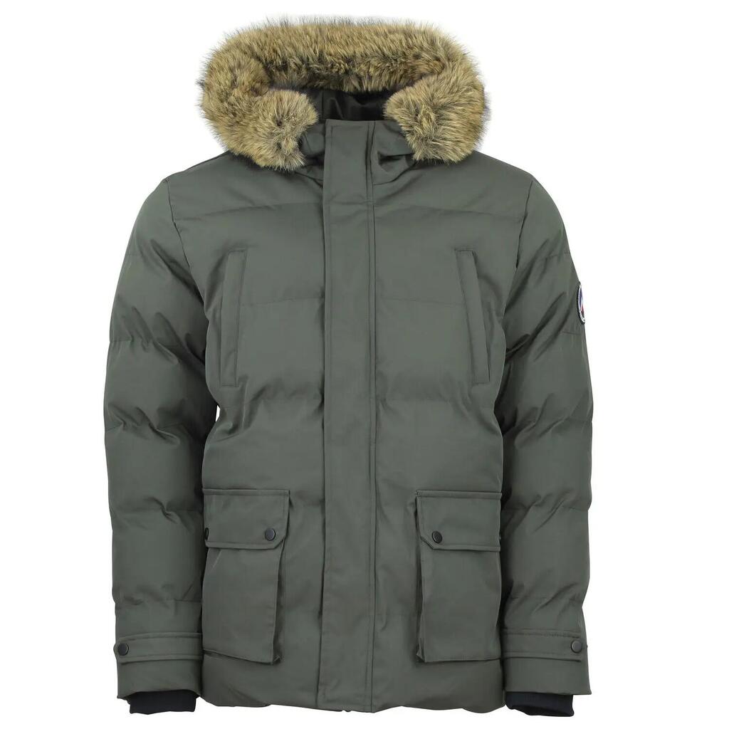 Peak Mountain's Canabel Waterproof Fur-Lined Hood Puffer