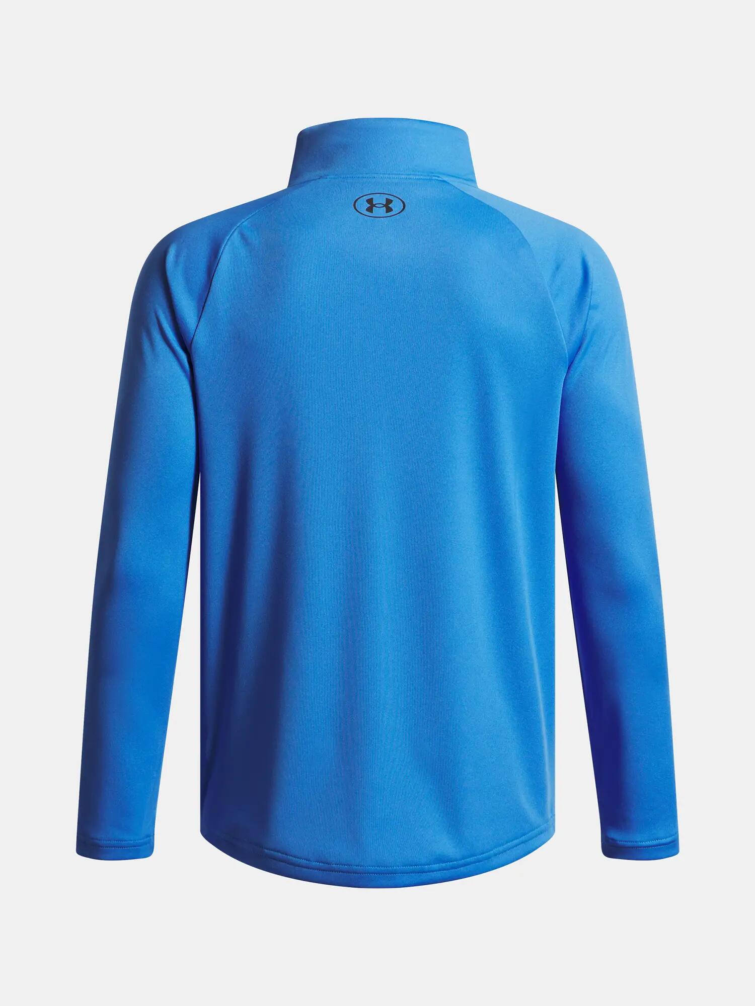Fiú póló Under Armour UA Tech 2.0 1/2 Zip-BLU 4/5
