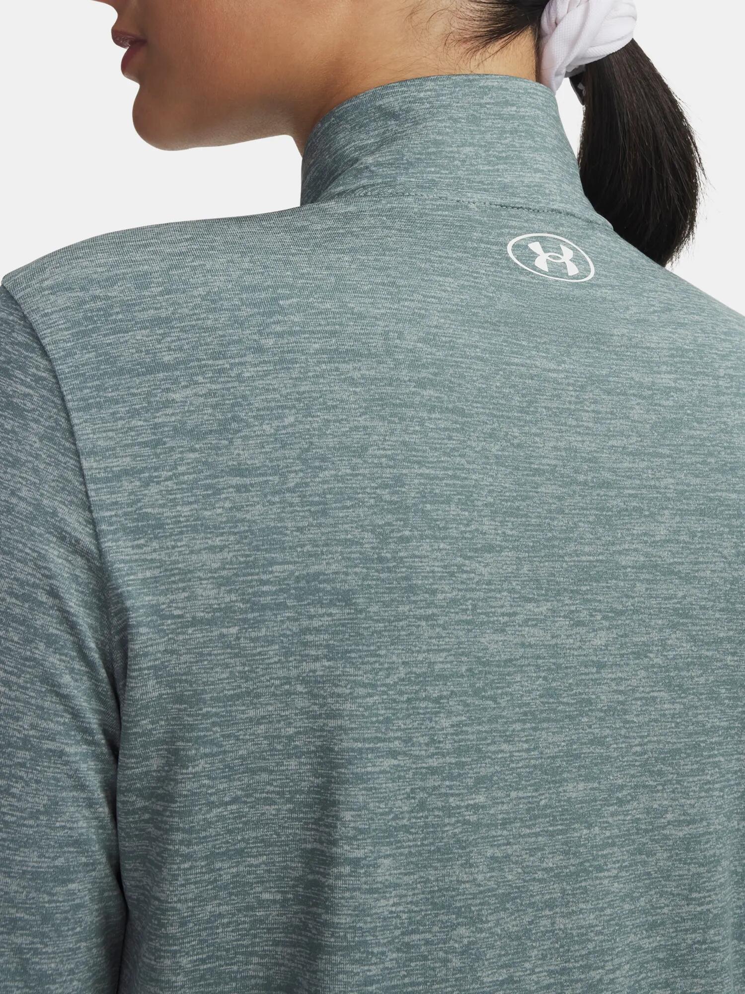 Női Under Armour Tech 1/2 Zip- Twist-BLU póló 1/5
