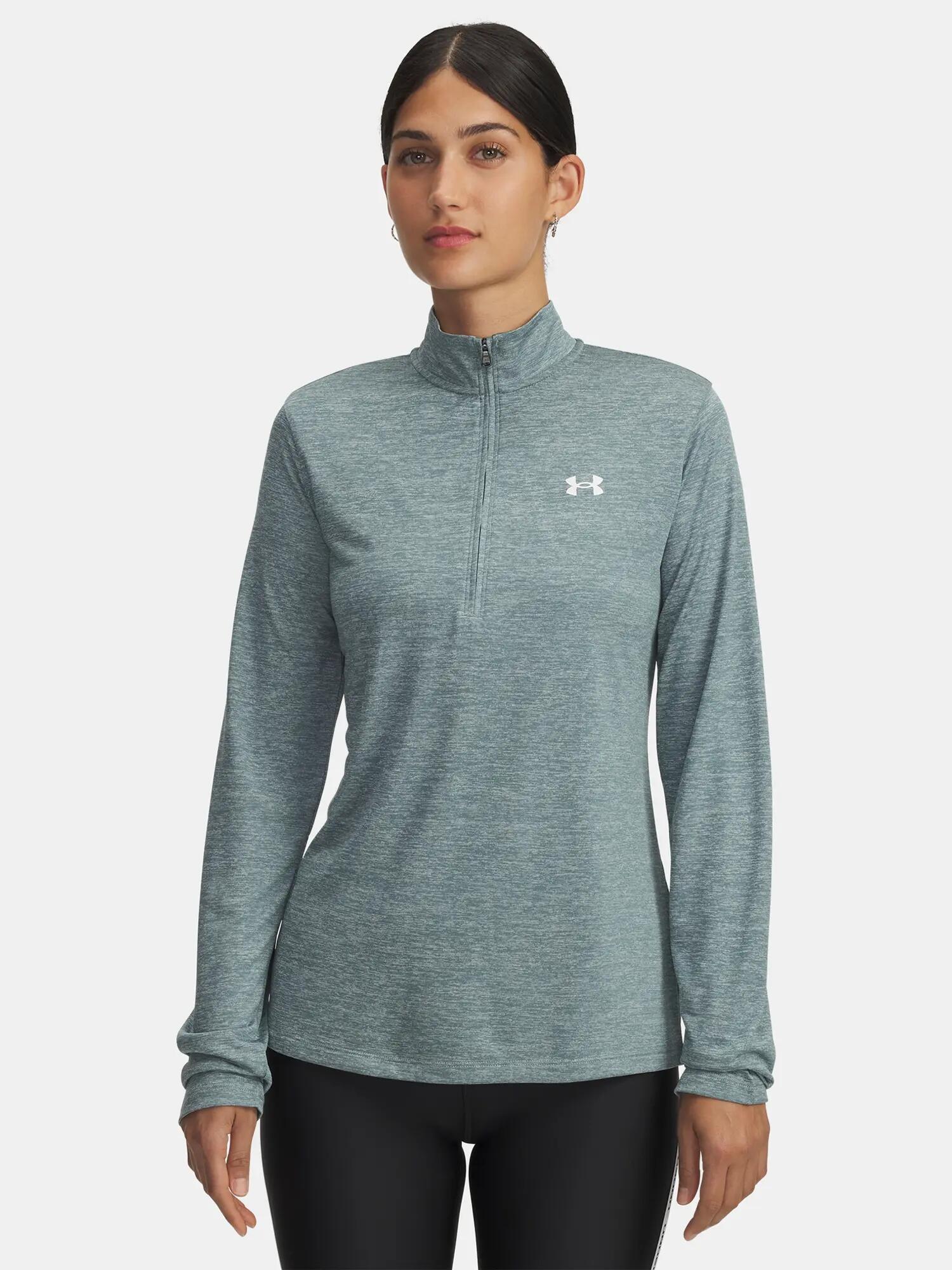 Női Under Armour Tech 1/2 Zip- Twist-BLU póló 2/5