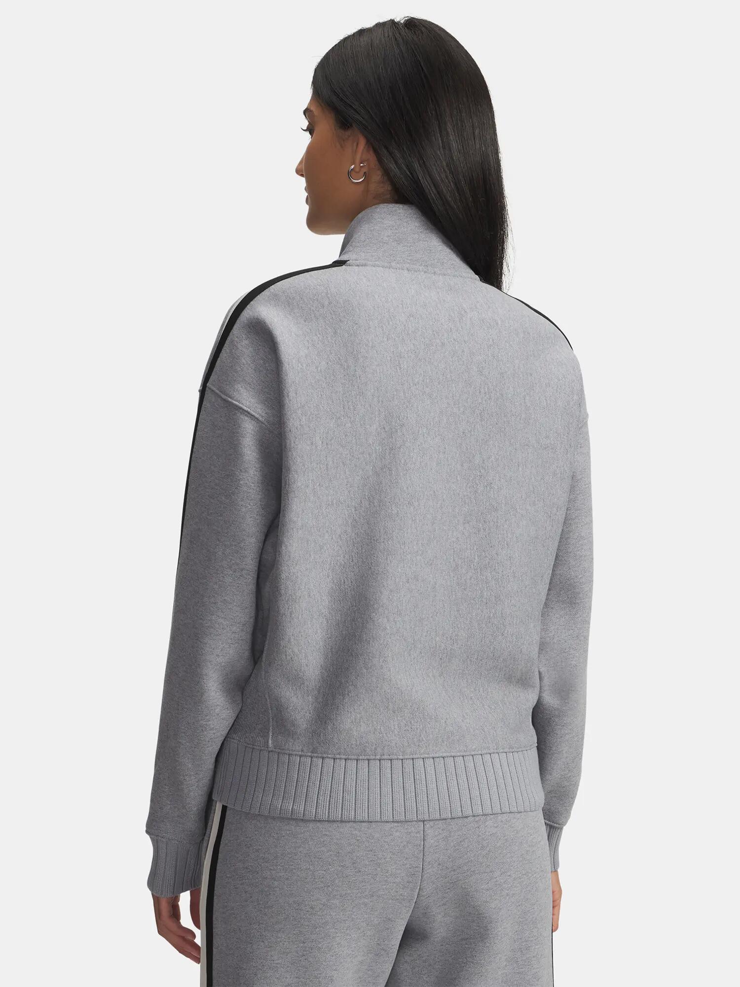 Női pulóver Under Armour Icon HWT Fleece HZ-GRY 2/3
