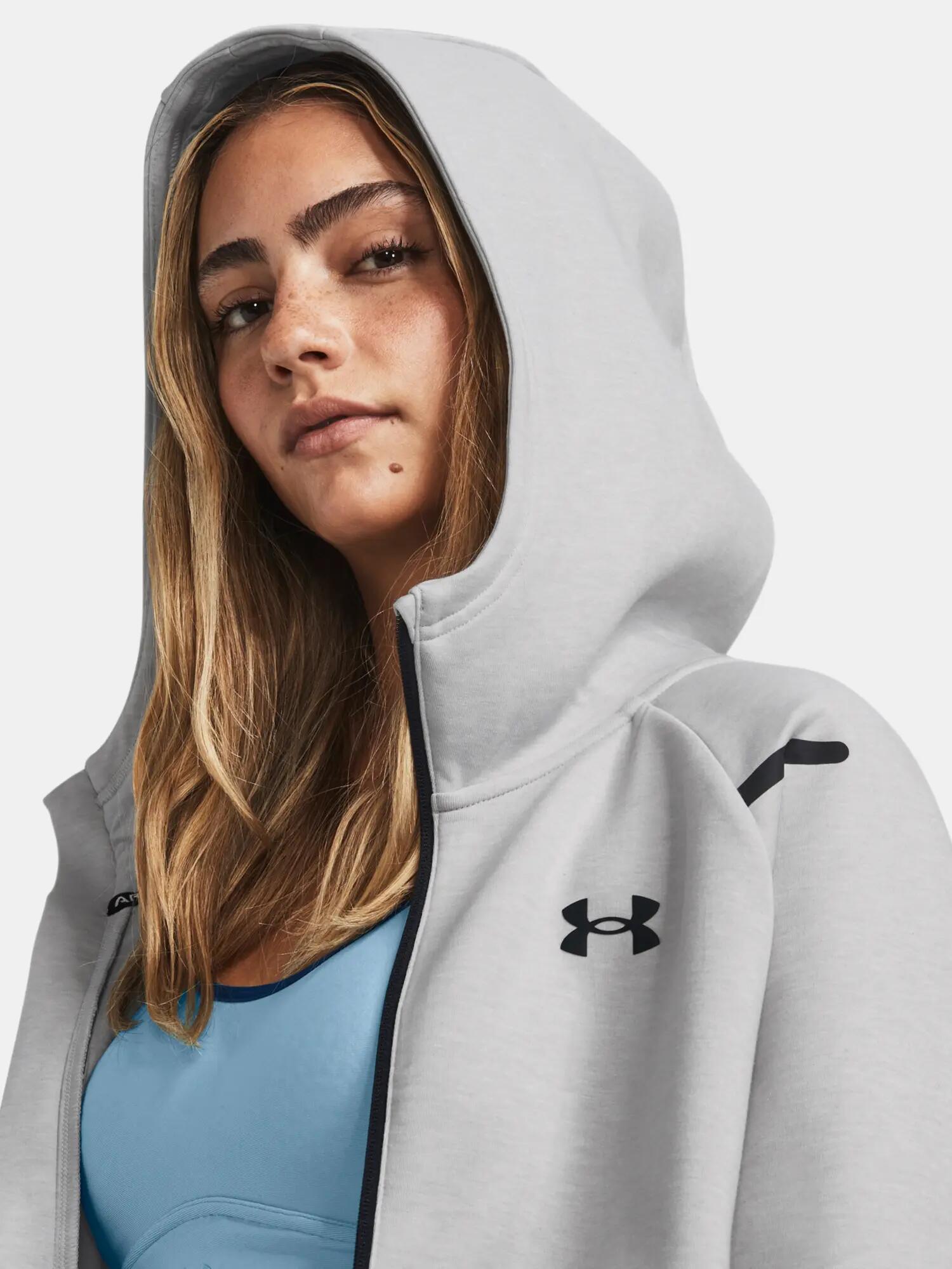 Női pulóver Under Armour Unstoppable Flc FZ 5/6