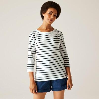 Dames-t-shirt met lange mouwen regatta baylette ii
