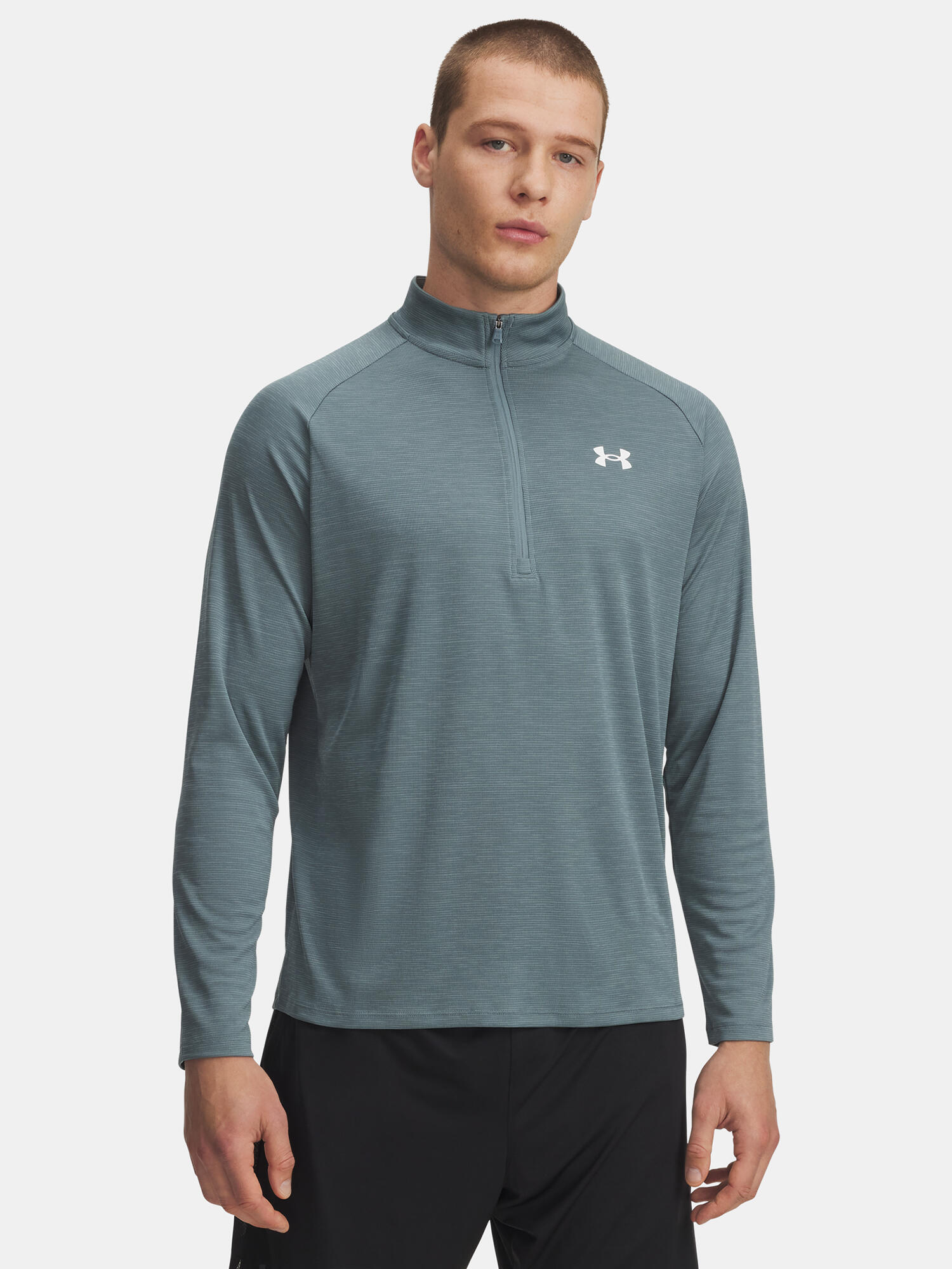 Koszulka Treningowa Męska Under Armour Szybkoschnąca Lekka Ua Tech Zip 4/6