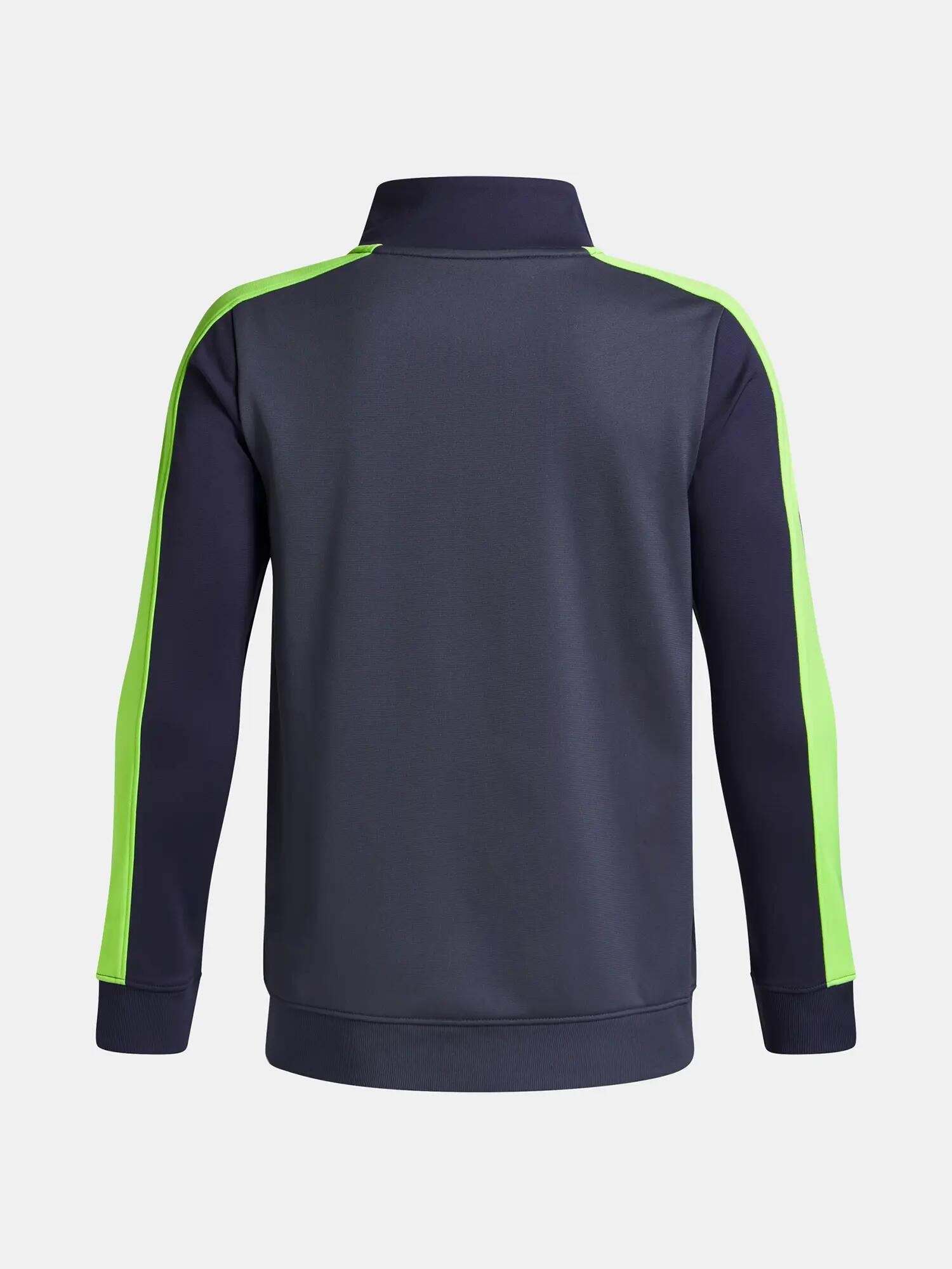 Fiú szett Under Armour UA Rival CB Knit Track Suit-GRY 2/2